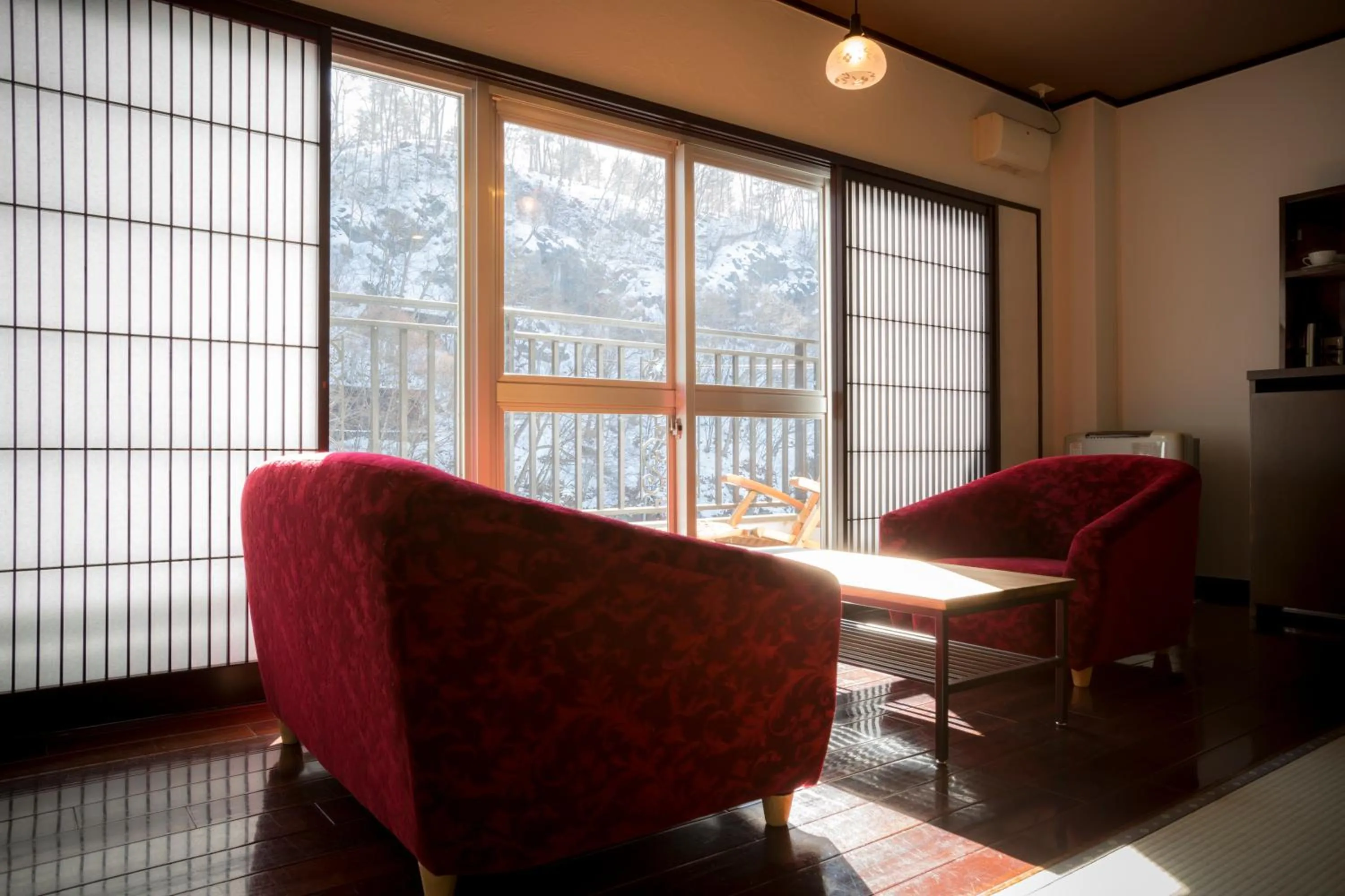 Photo of the whole room in Tateshina Shinyu Onsen