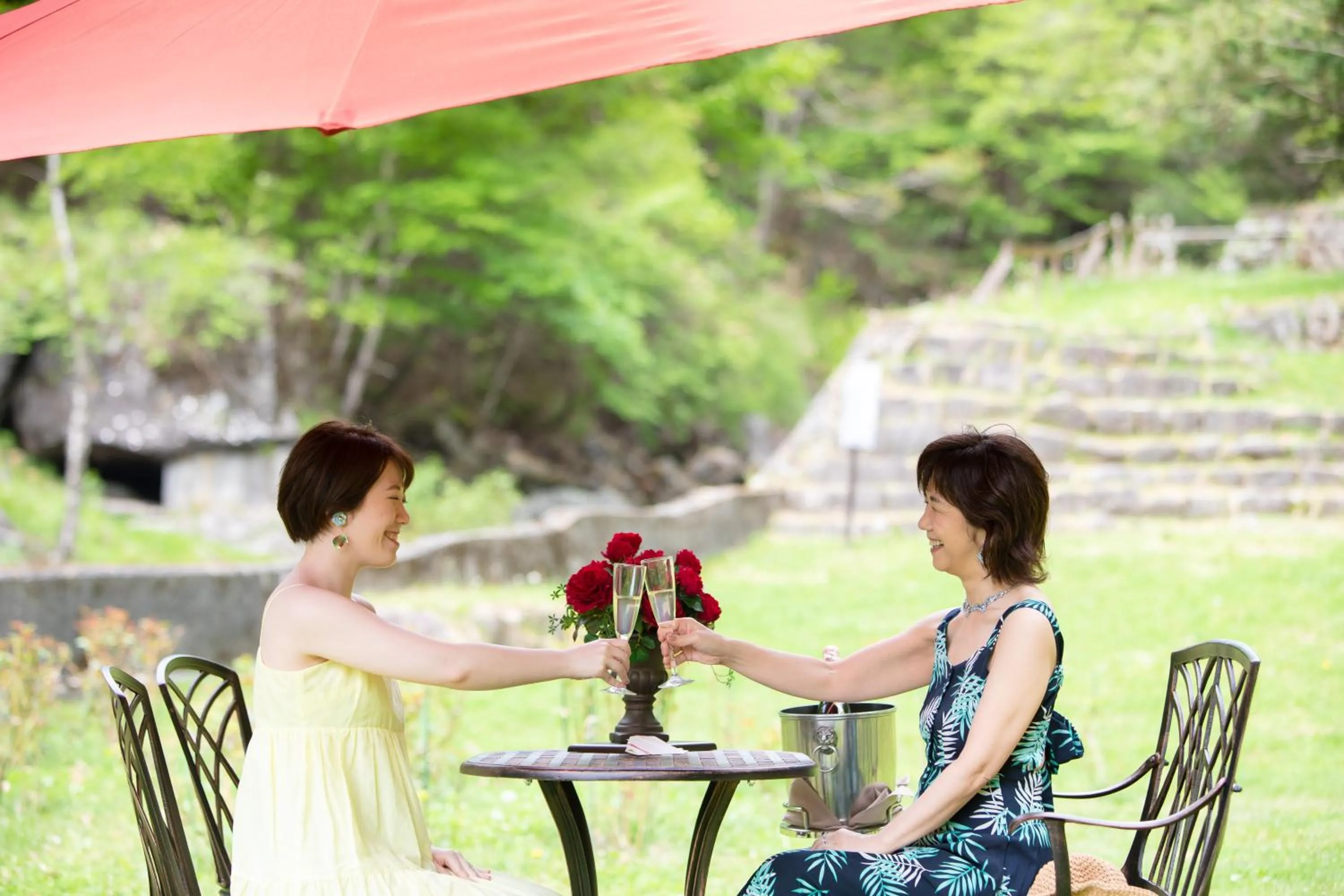 Garden in Tateshina Shinyu Onsen