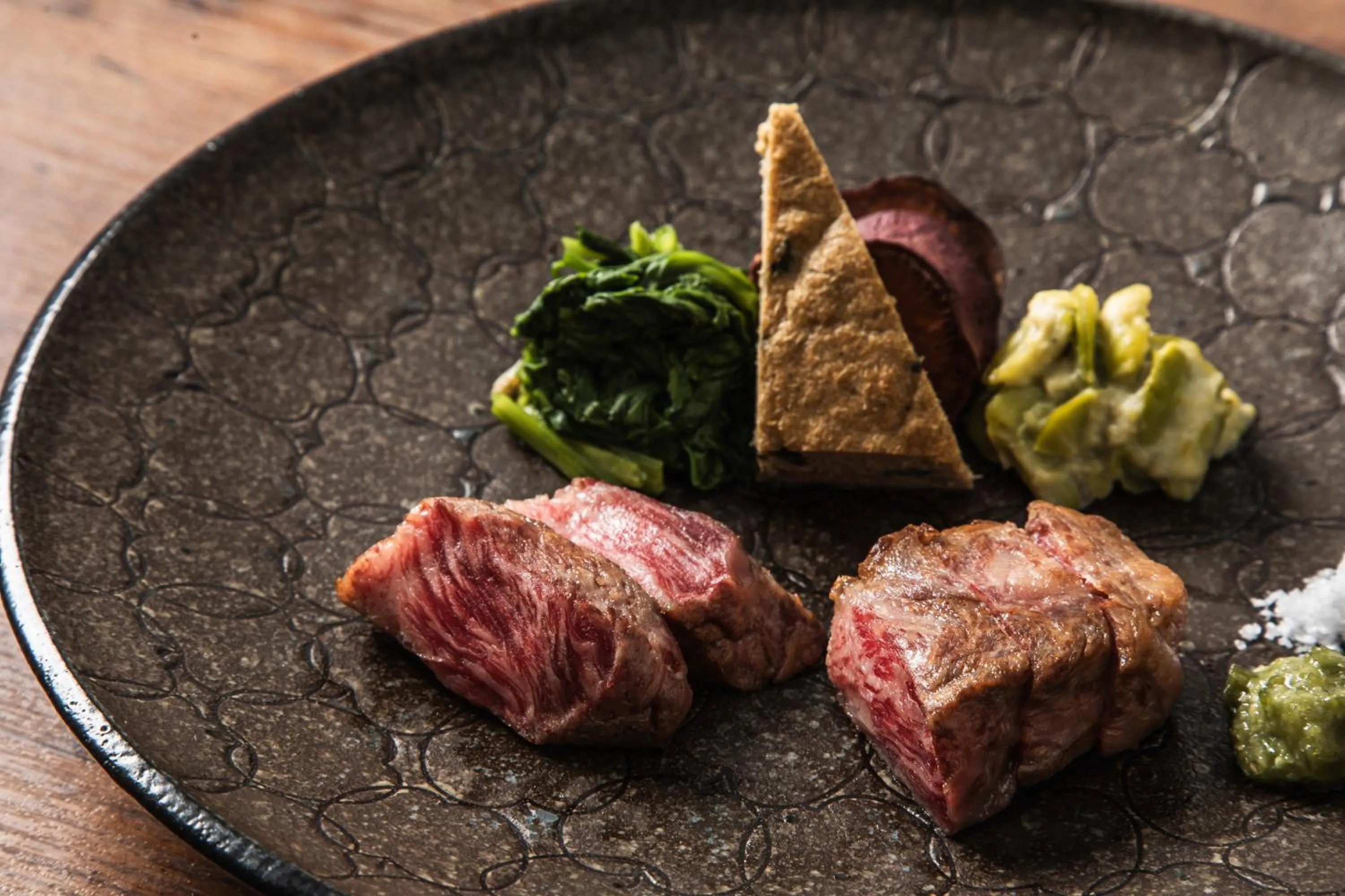 Food close-up in Tateshina Shinyu Onsen