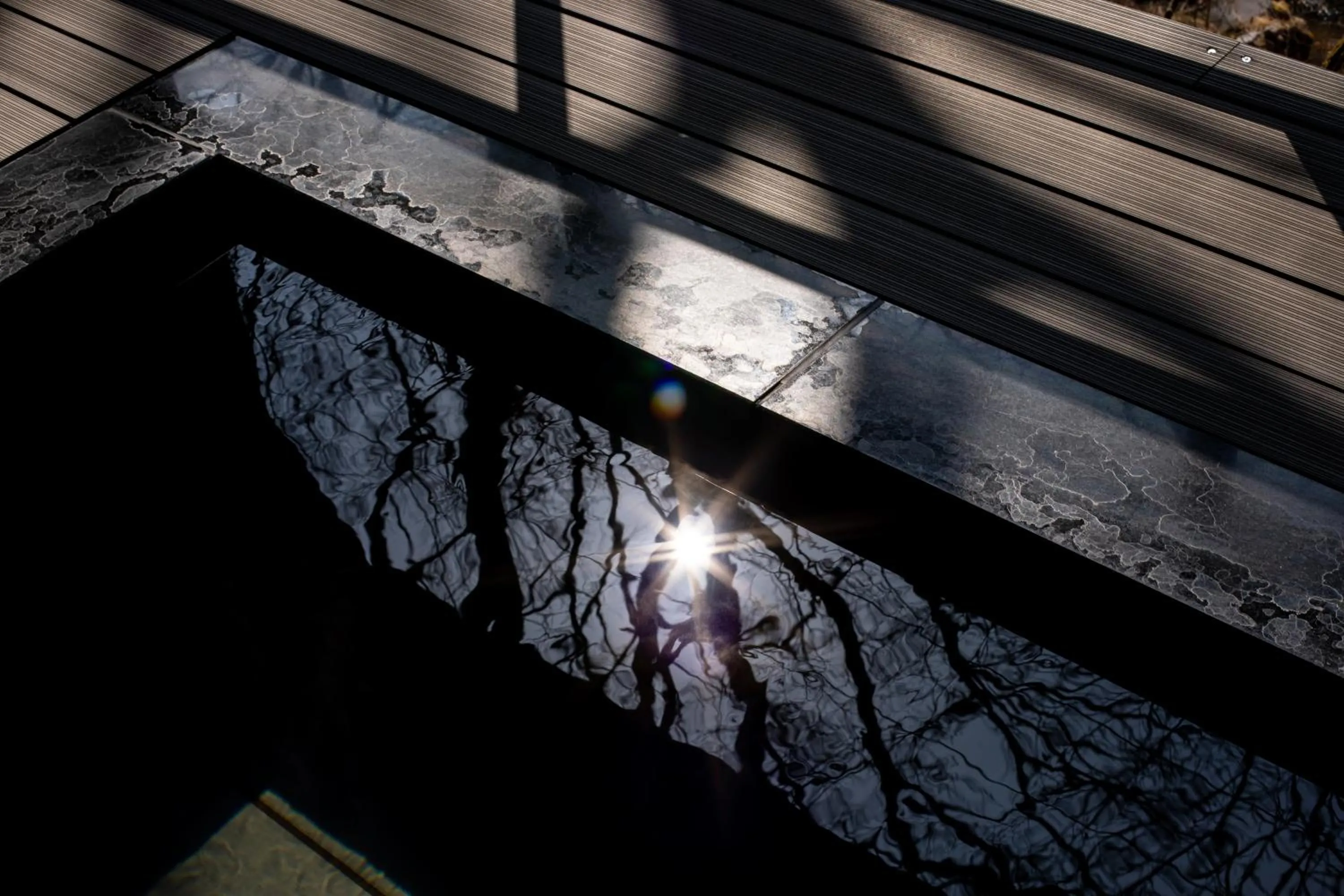 Open Air Bath in Tateshina Shinyu Onsen