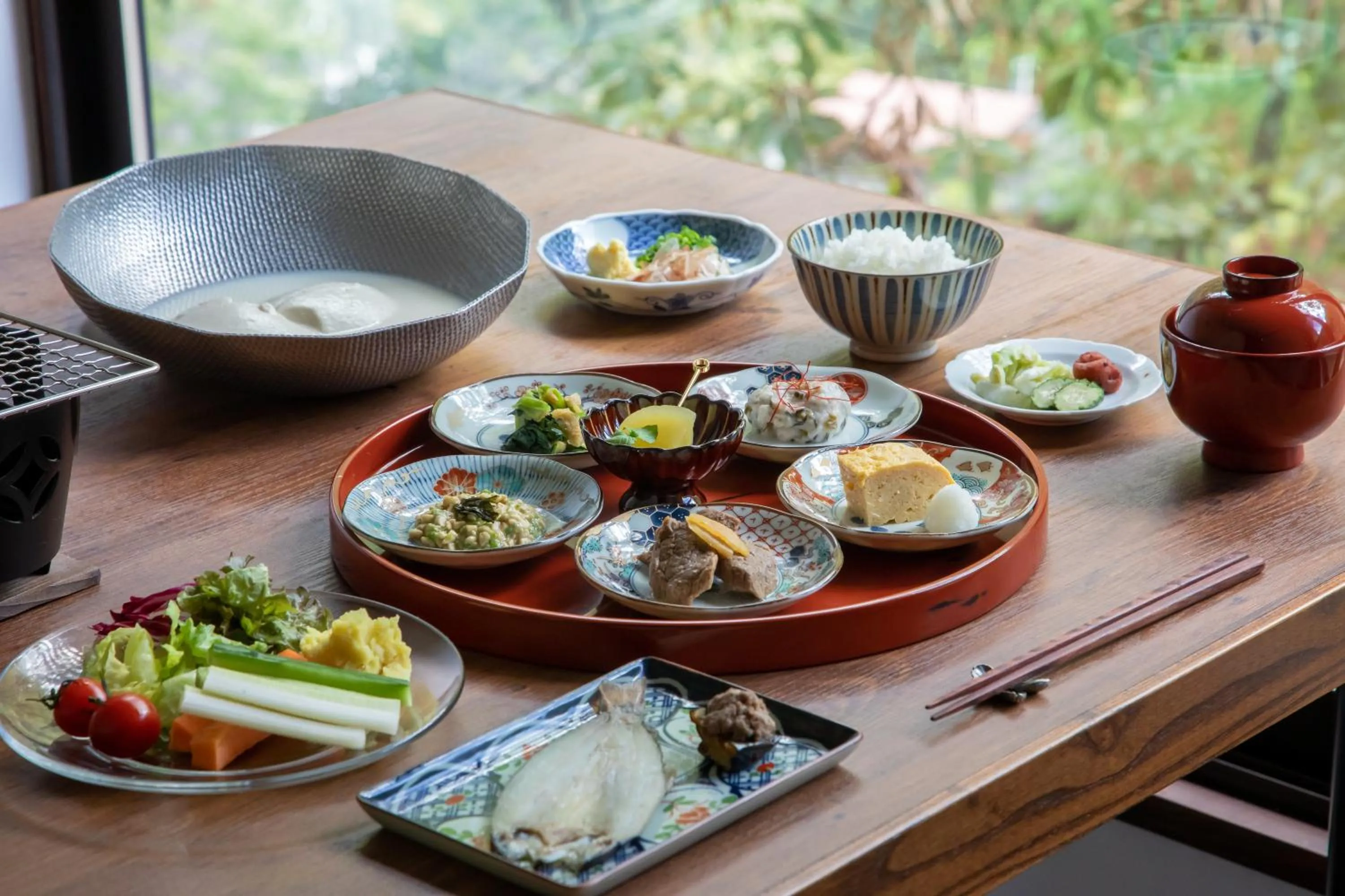 Breakfast in Tateshina Shinyu Onsen