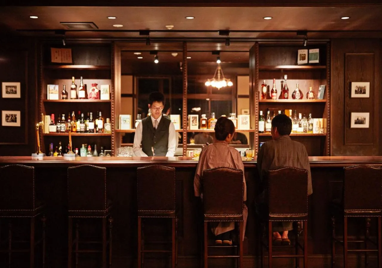 Lounge or bar in Tateshina Shinyu Onsen