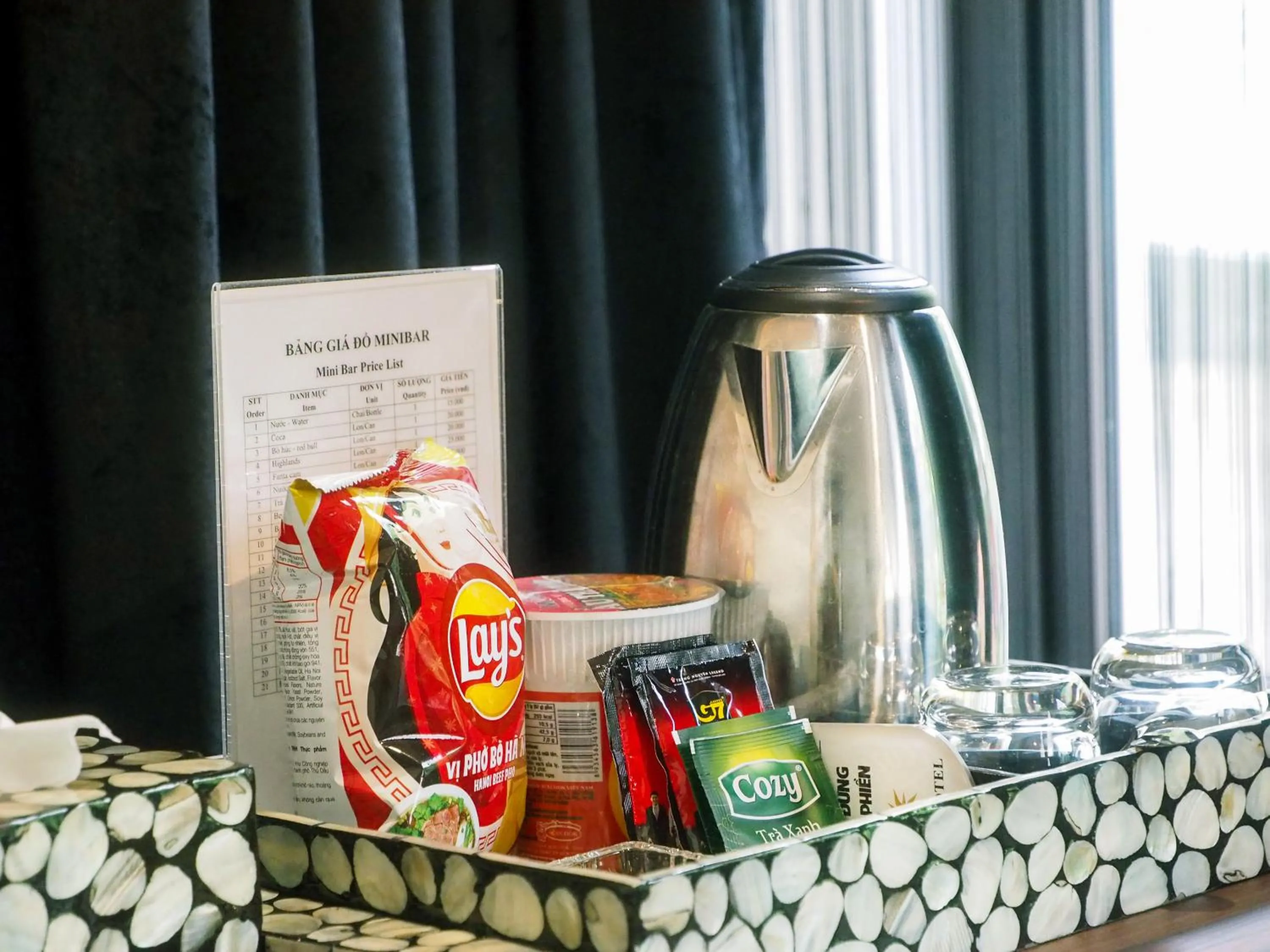 Drinks in Rosa Hanoi Hotel