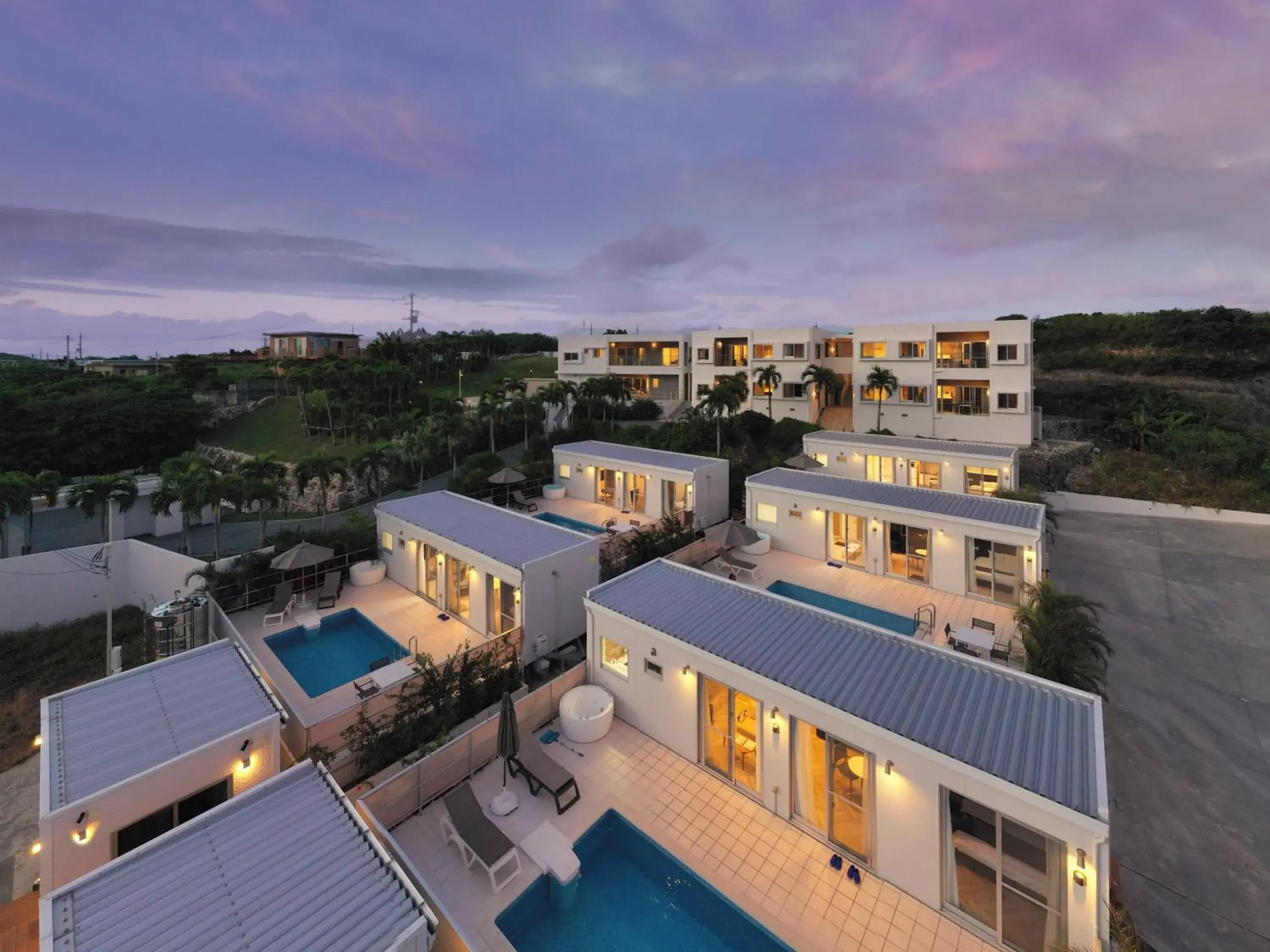 Bird's eye view in Crystal Villa Imgya Bird's eye view in Crystal Villa Imgya