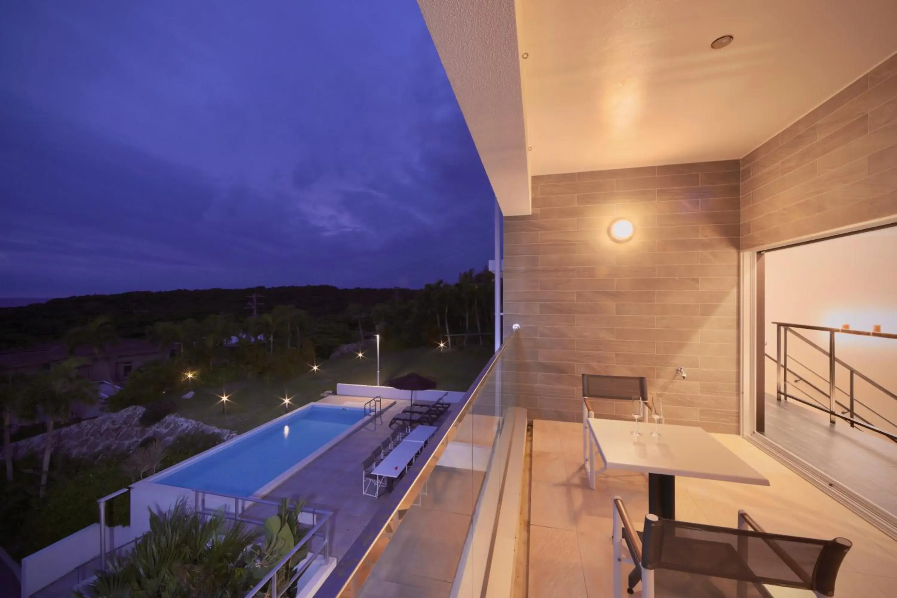 Balcony/Terrace in Crystal Villa Imgya Balcony/Terrace in Crystal Villa Imgya