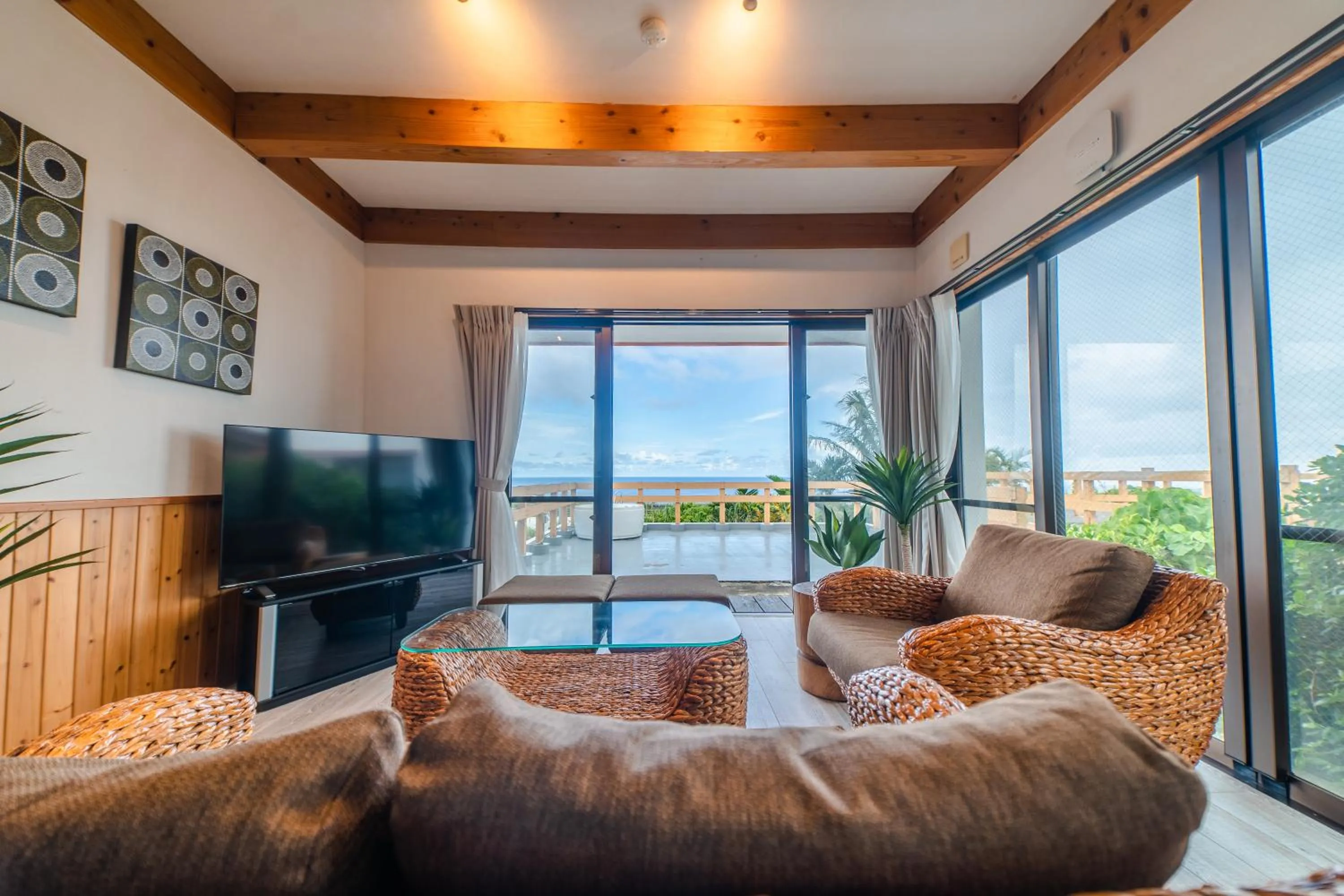 Living room in Crystal Villa Imgya