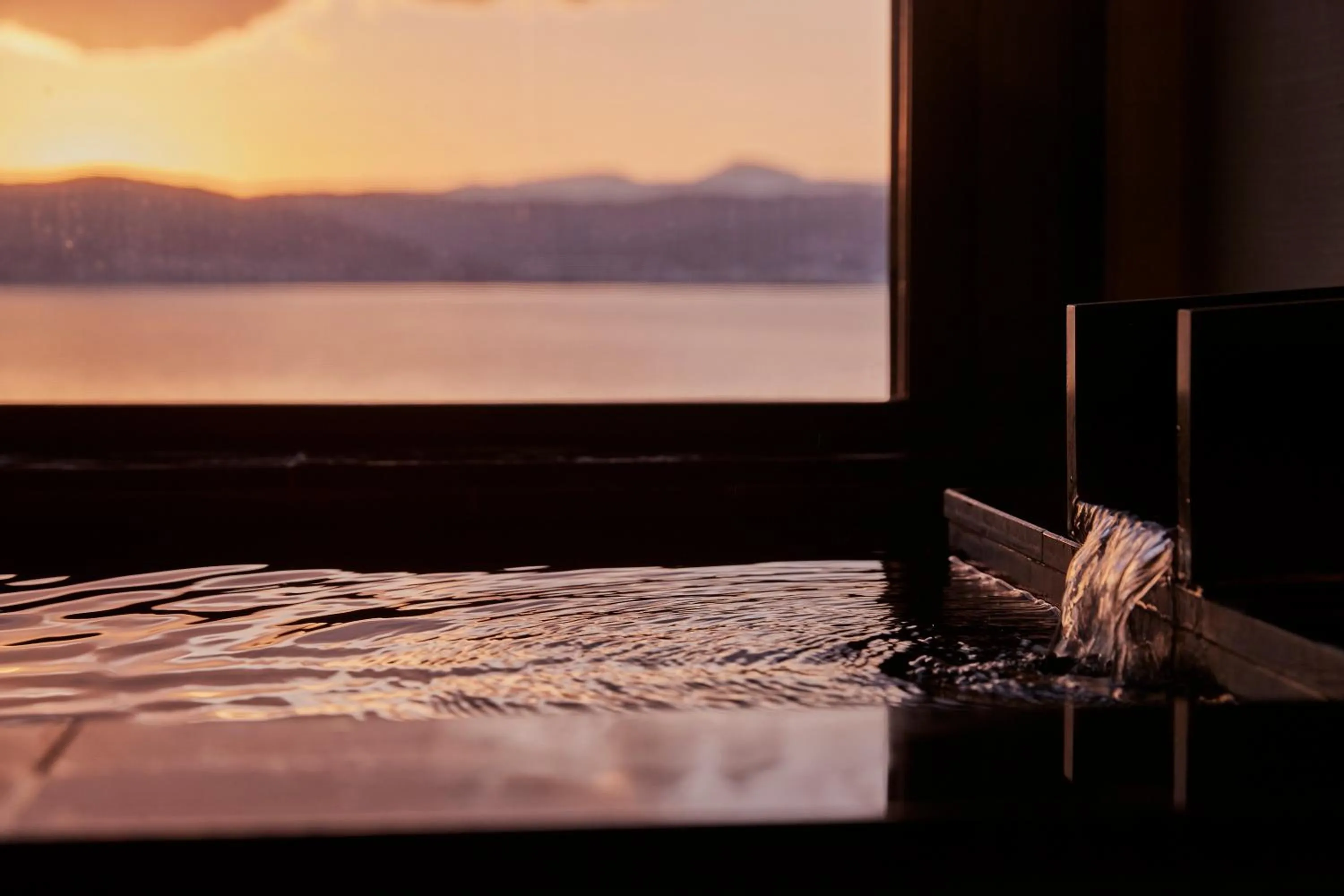 Open Air Bath in Kamisuwa Onsen Shinyu
