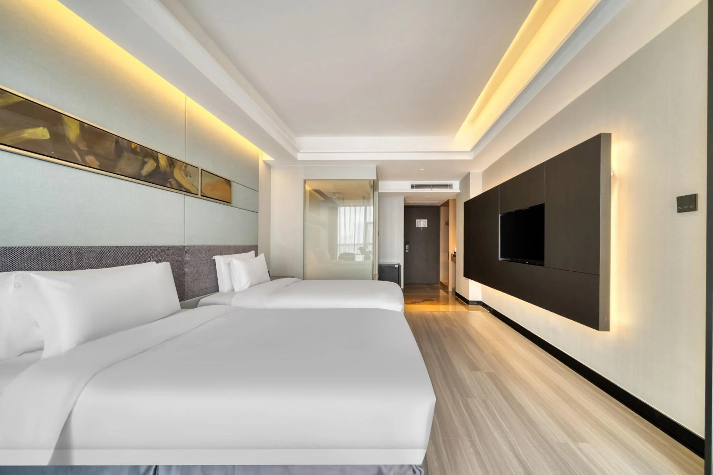 Bedroom, Bed in 义乌国际大厦酒店