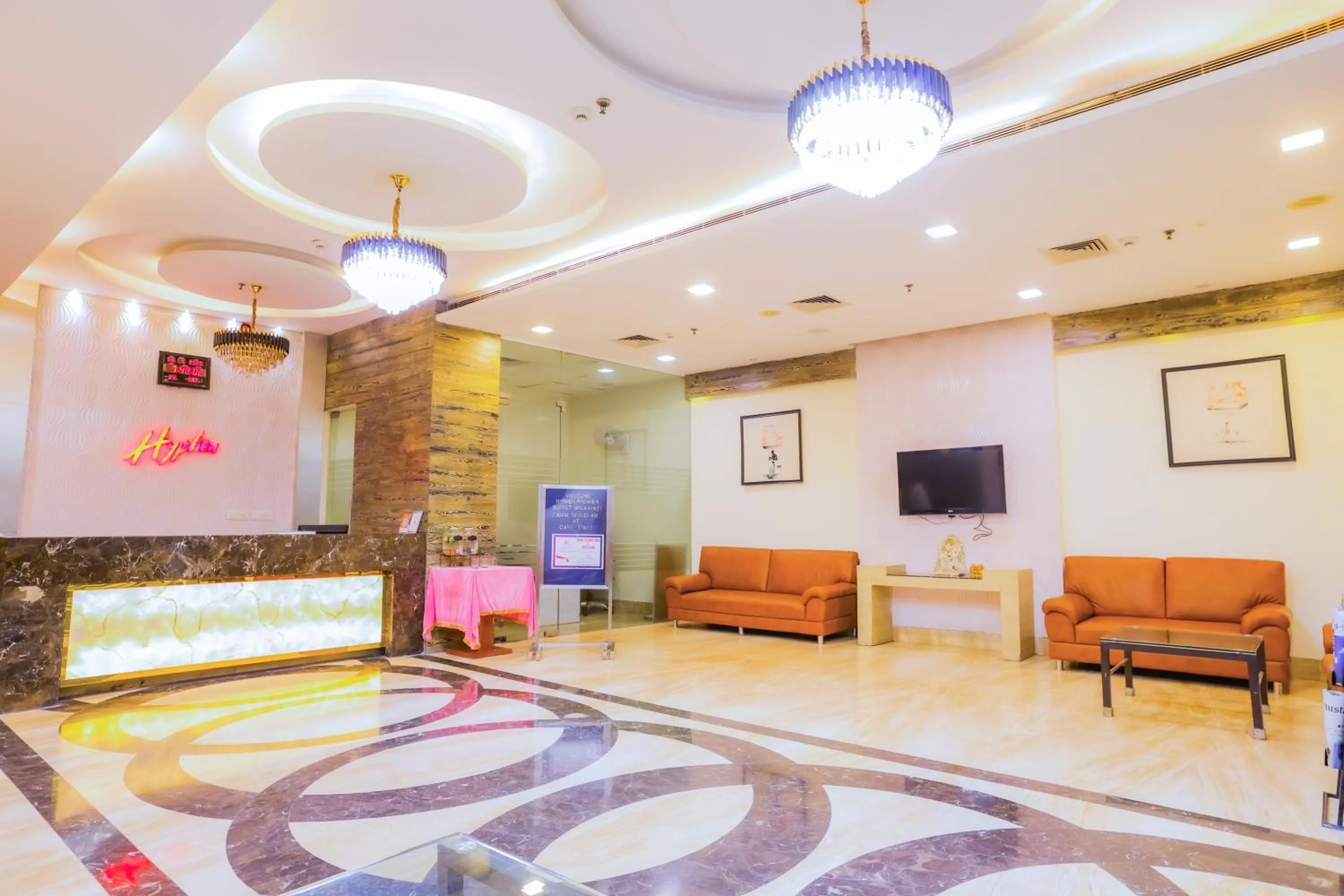 Lobby or reception in Hyphen Premier-Business Hotel