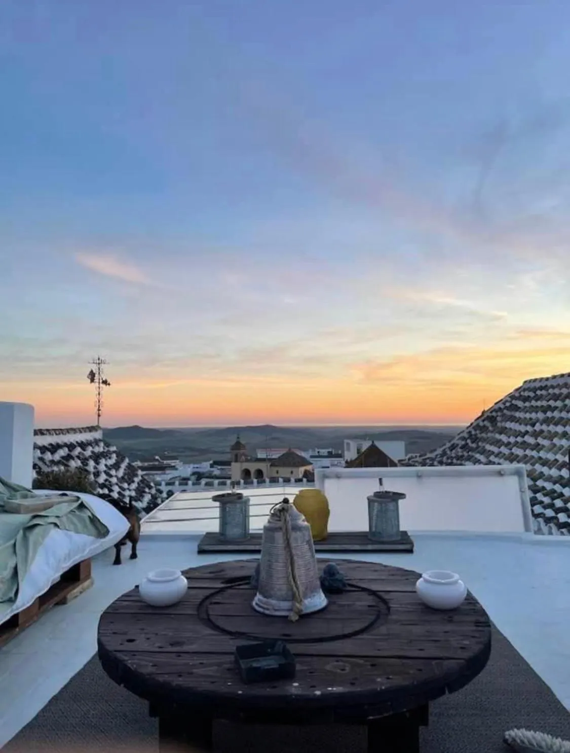 City view in Casa Antigua - Terraza con Vistas al Mar