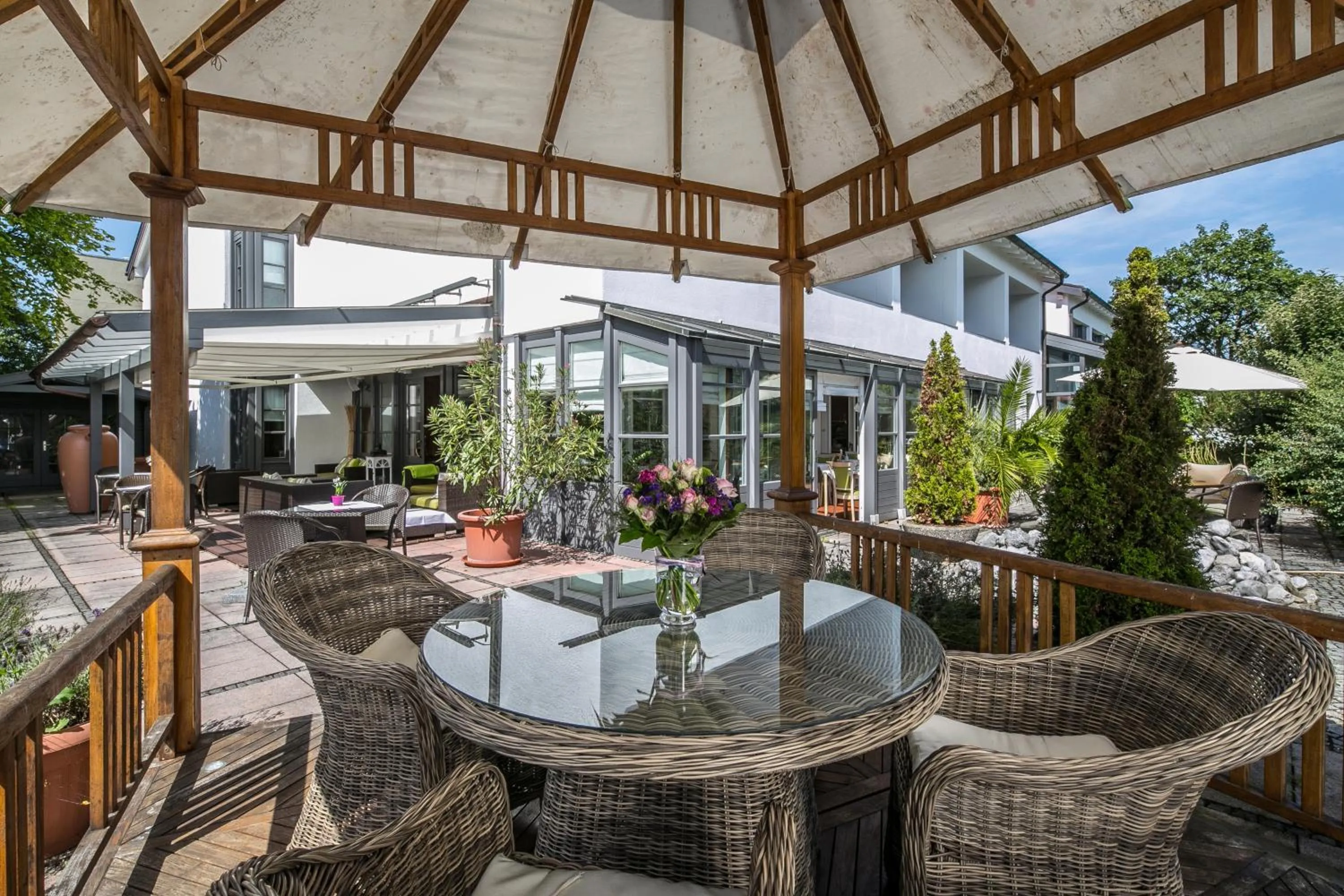 Garden in Hotel am Krone Park