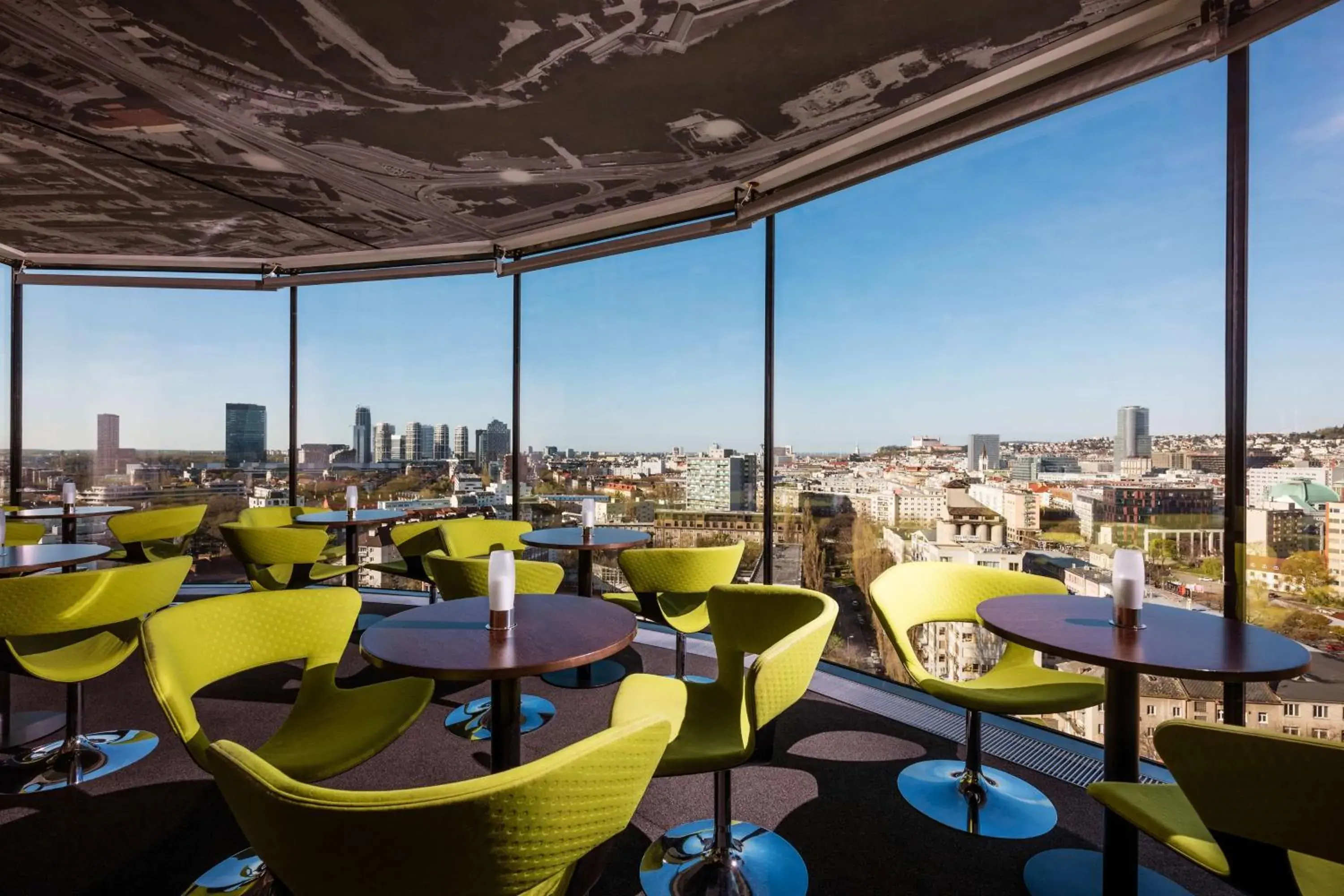 Pool view in Lindner Hotel Bratislava, part of JdV by Hyatt Pool view in Lindner Hotel Bratislava, part of JdV by Hyatt