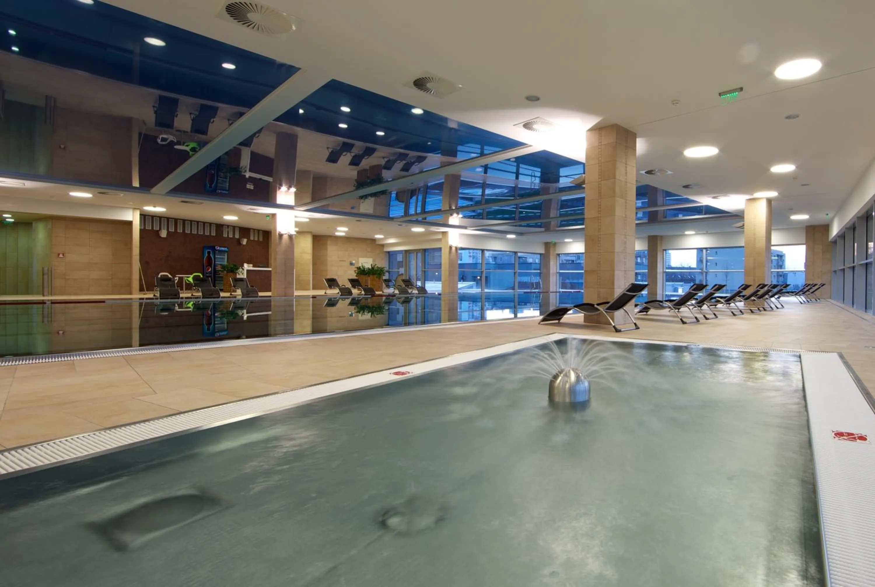 Swimming pool in Lindner Hotel Bratislava, part of JdV by Hyatt