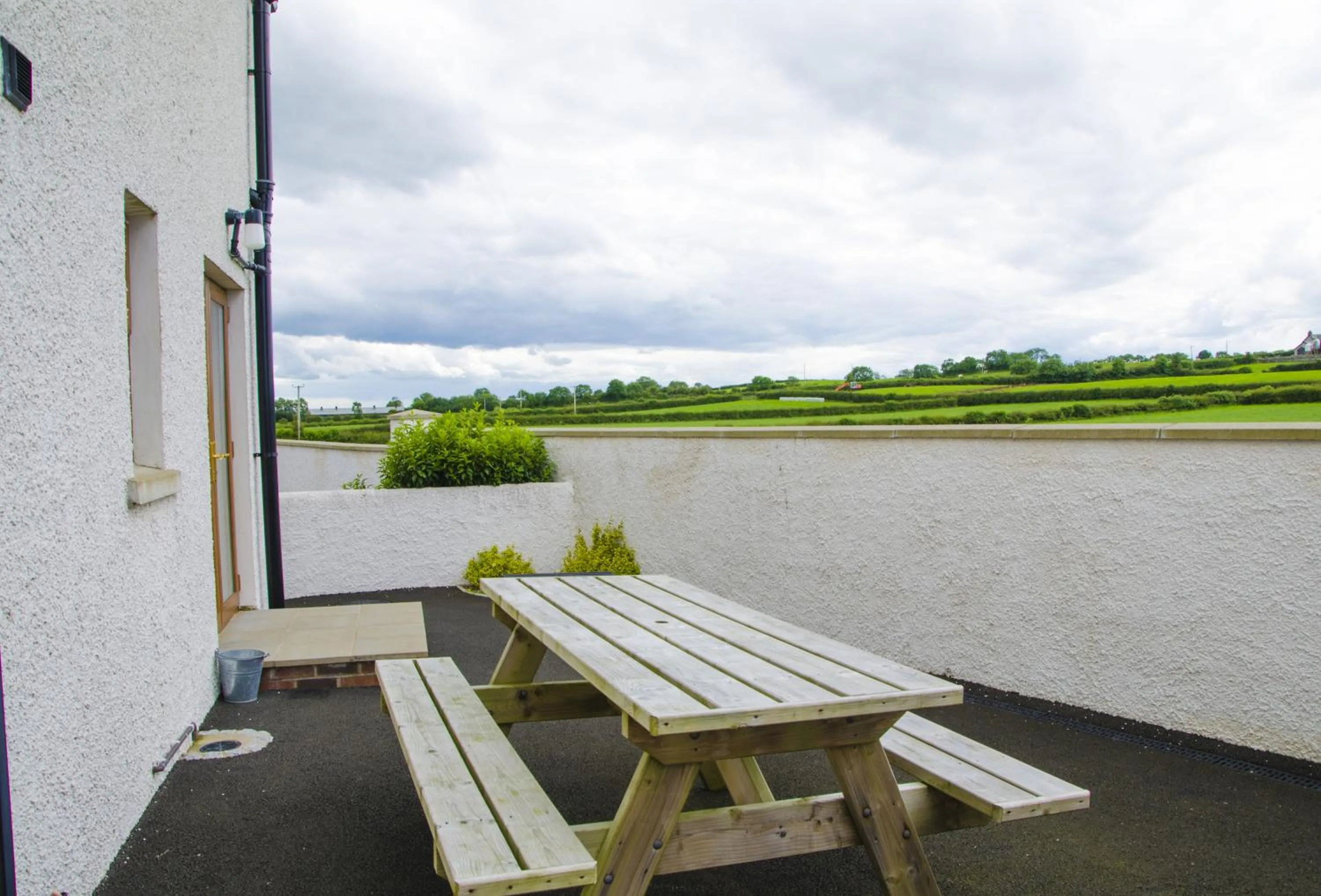 Patio in Ulster Cottages 4 miles From Portrush Bushmills Coleraine and Ballymoney