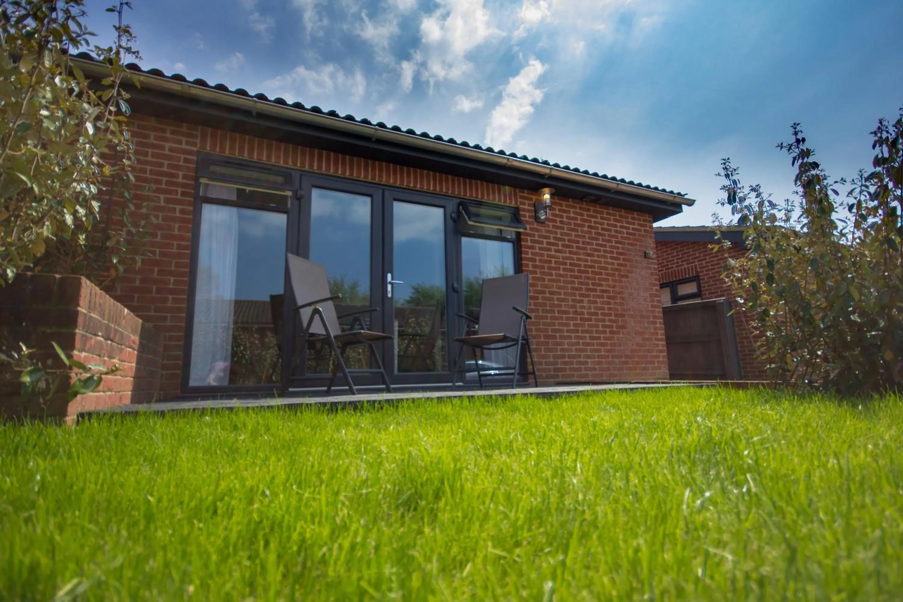 Property building in The Lakes Rookley Holiday Park