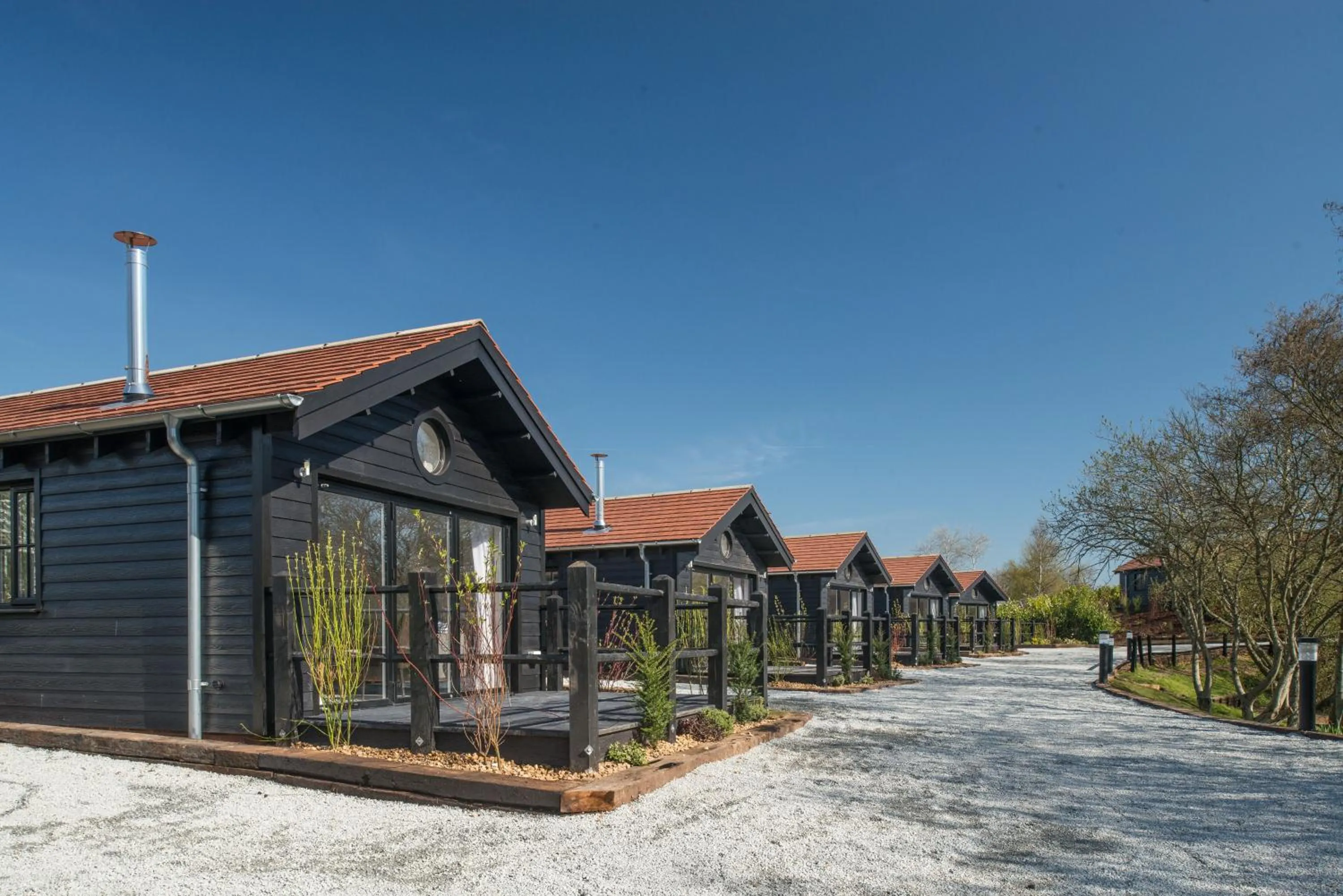 Property building in The Lakes Rookley Holiday Park