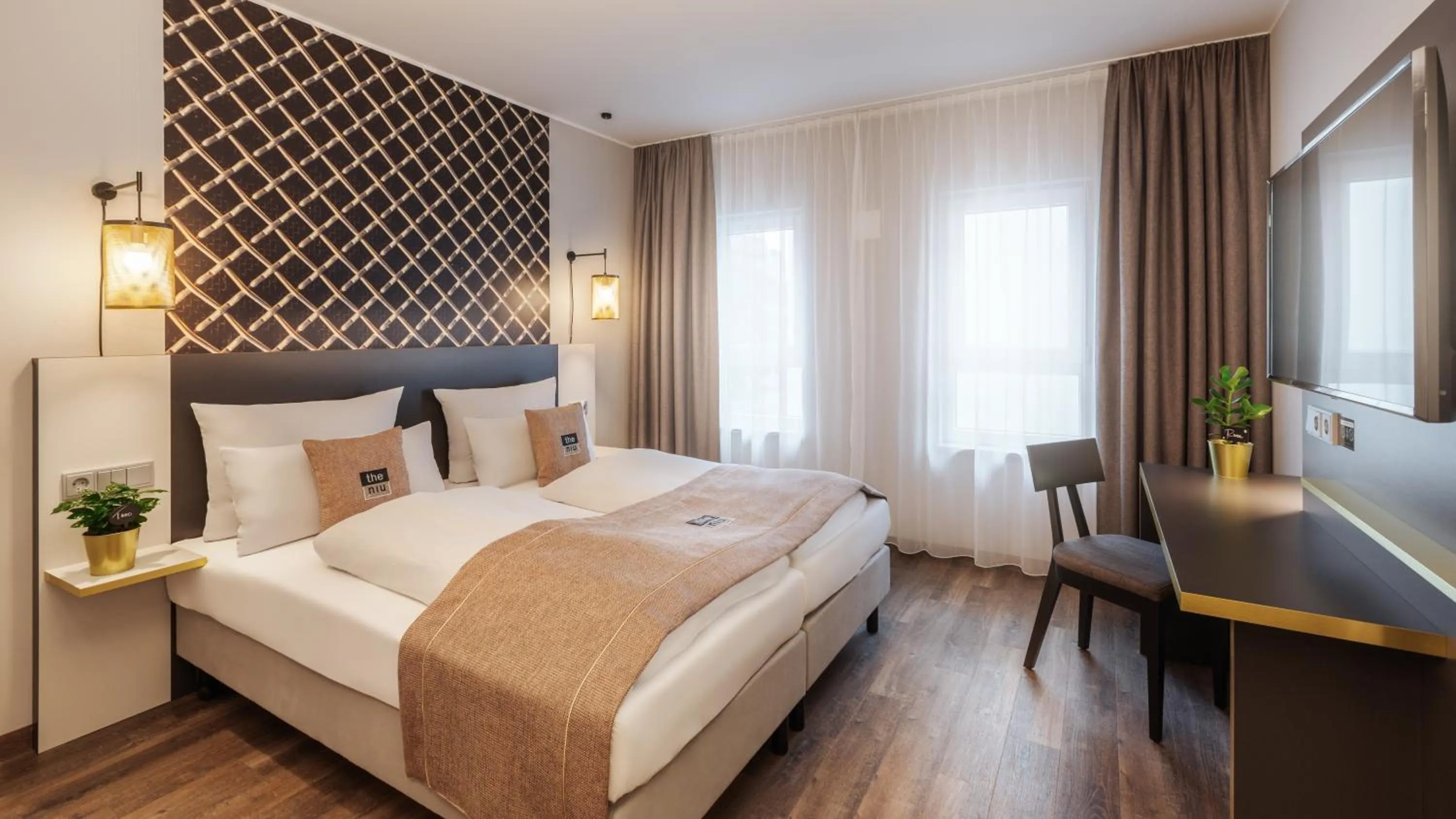 Bed in Holiday Inn - the niu, Mesh Stuttgart Messe by IHG