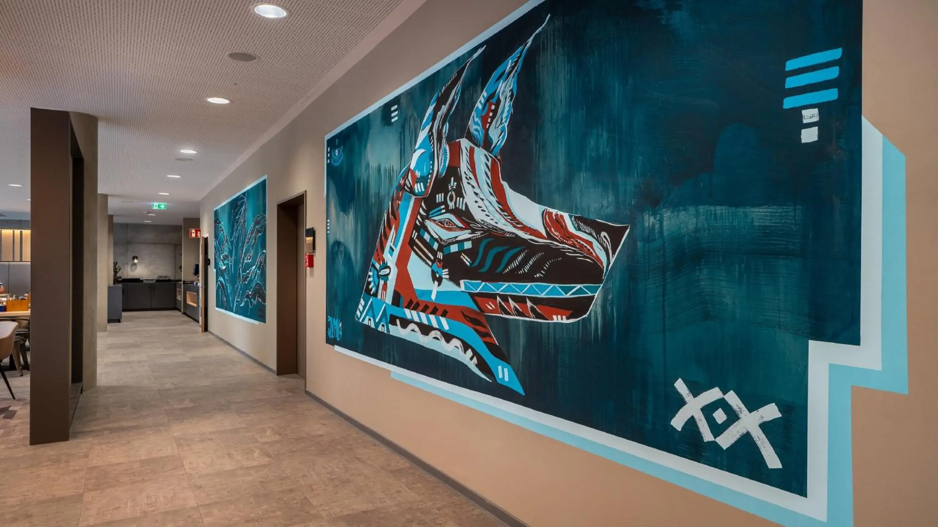 Lobby or reception in Holiday Inn - the niu, Timber Esslingen by IHG Lobby or reception in Holiday Inn - the niu, Timber Esslingen by IHG