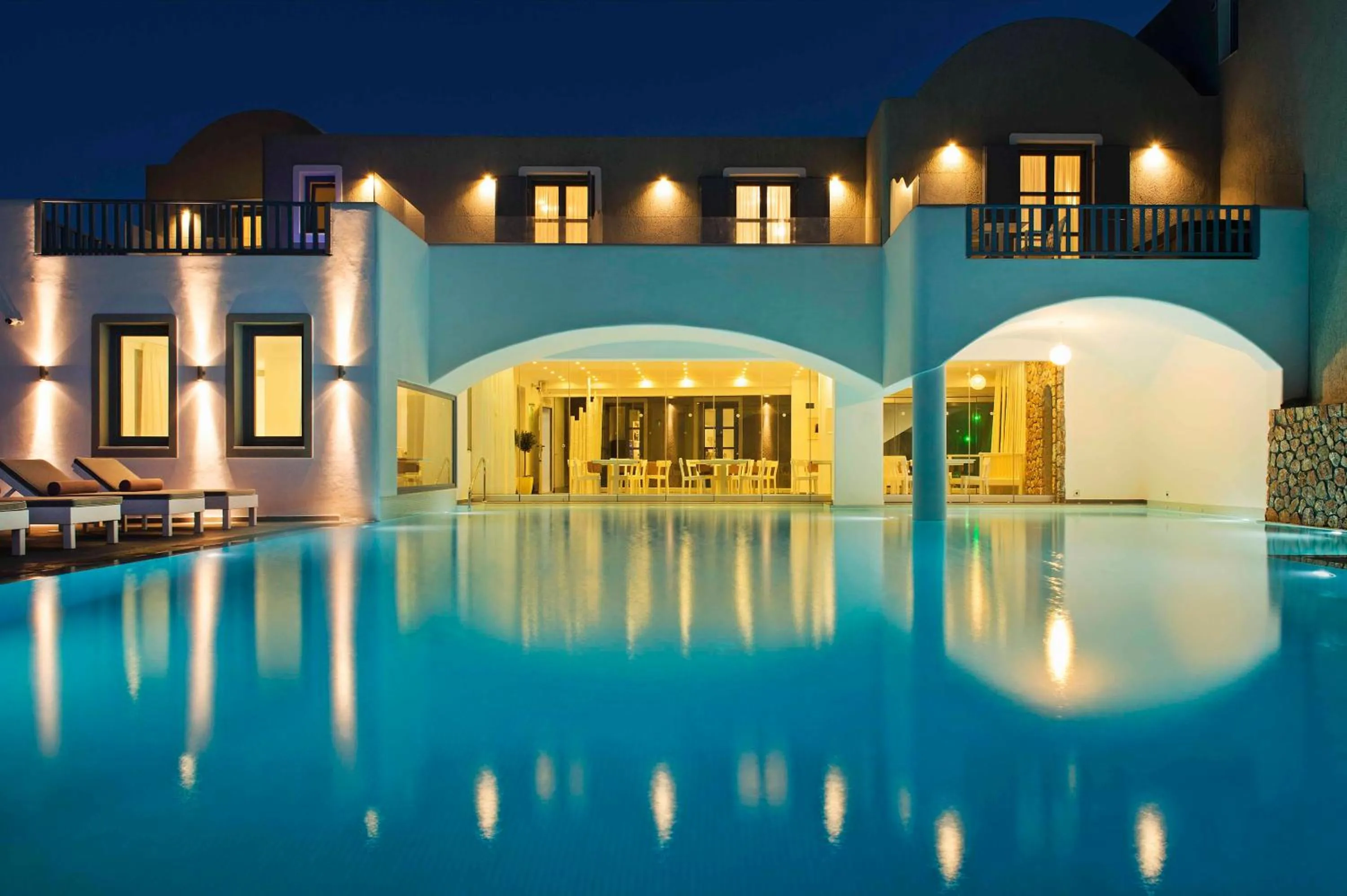 Facade/entrance in Acroterra Rosa Luxury Suites & Spa