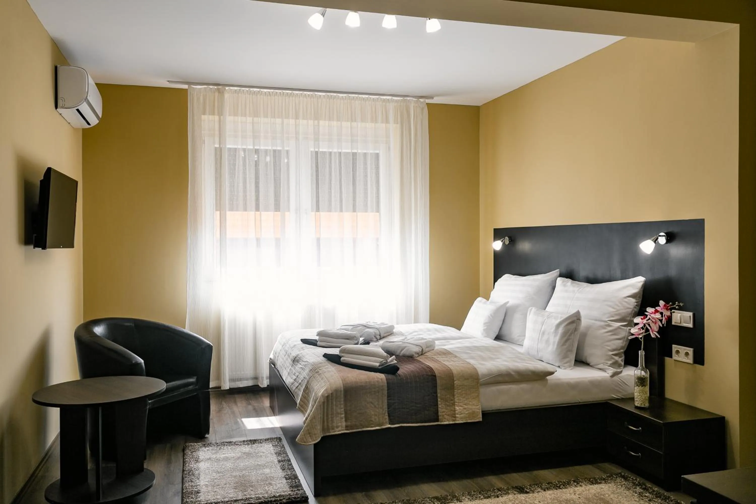 Bed in Barrico Thermal Hotel