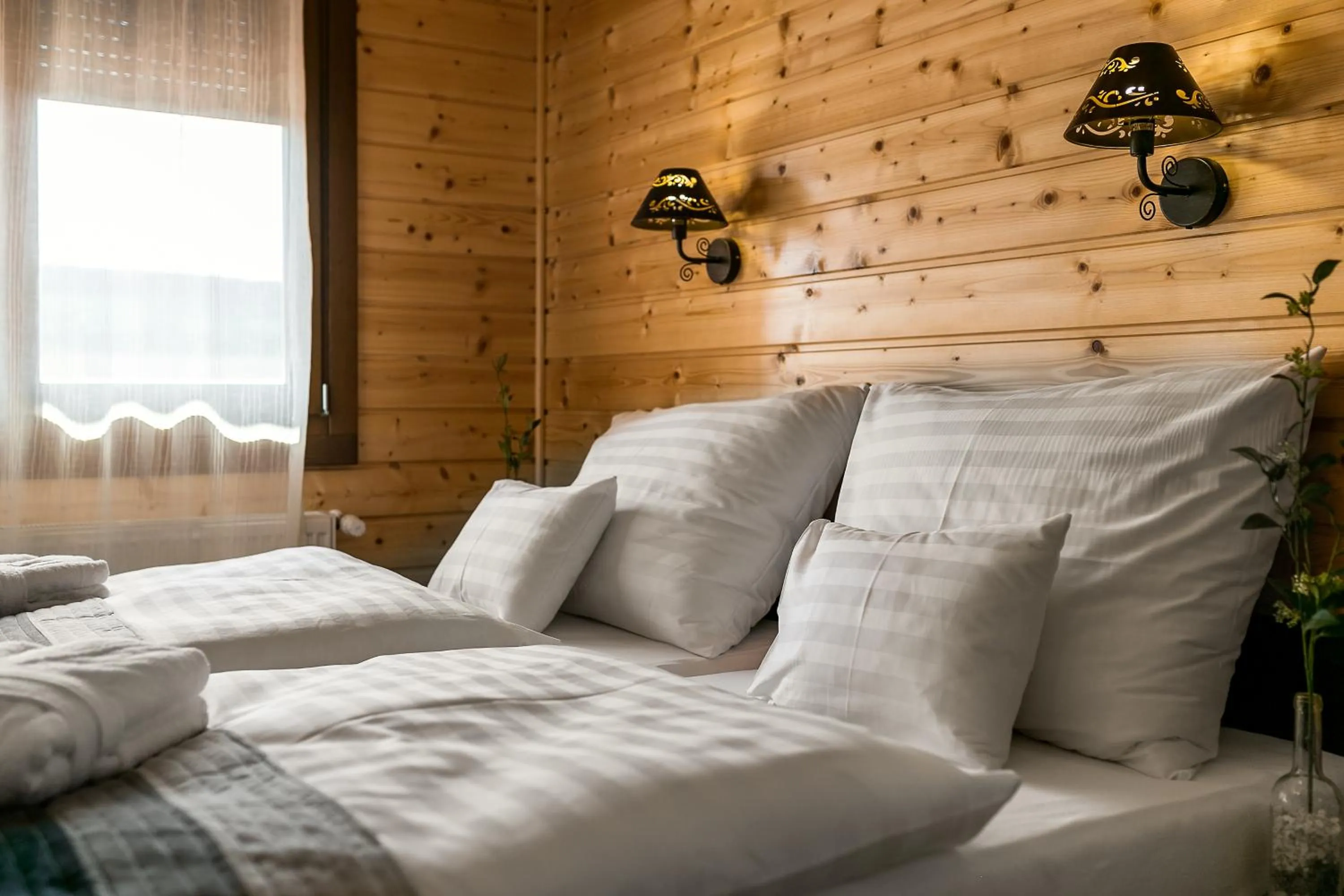 Bed in Barrico Thermal Hotel