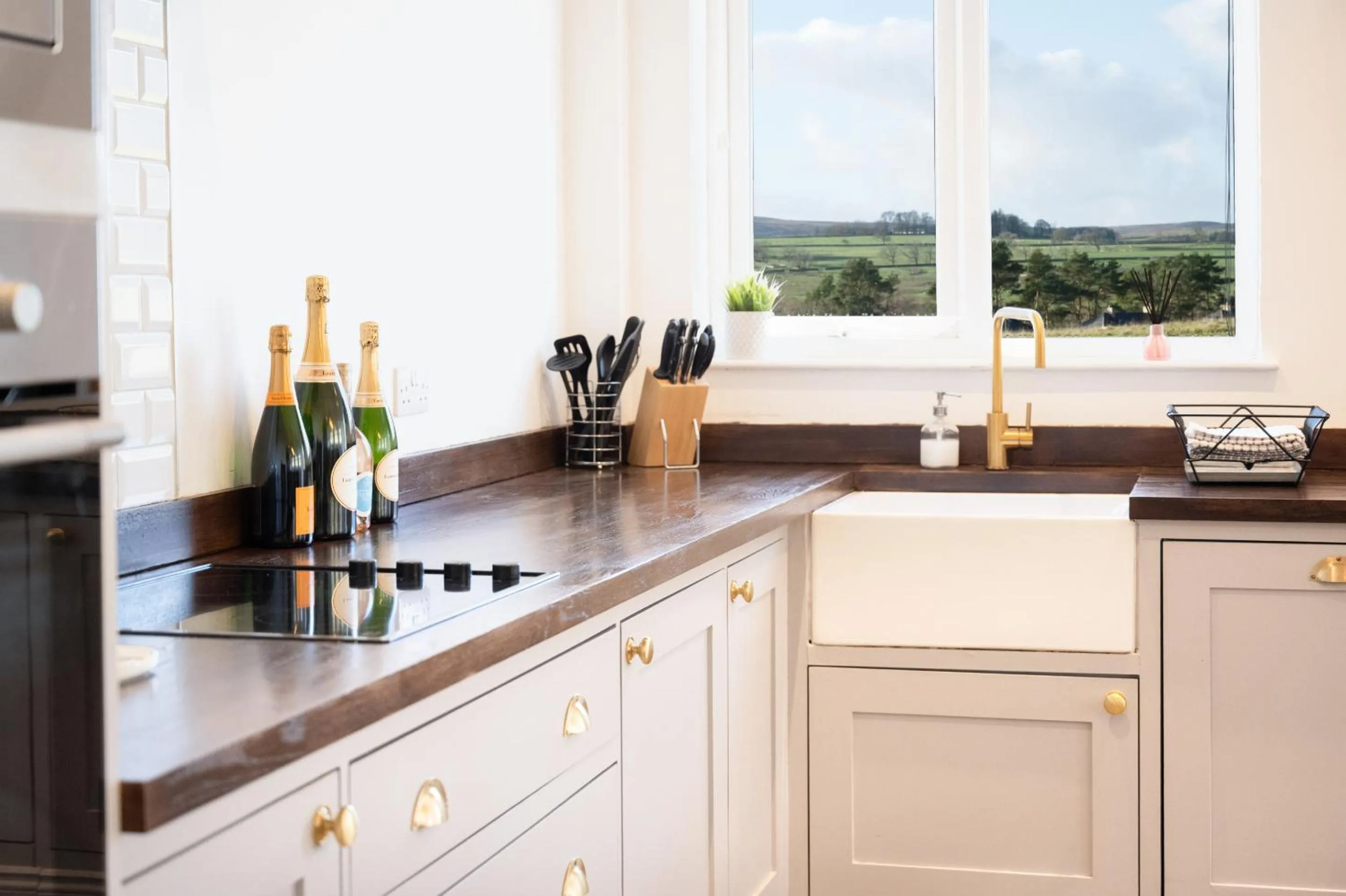 Kitchen or kitchenette in Northern Hideaways, Sunnyside, Otterburn