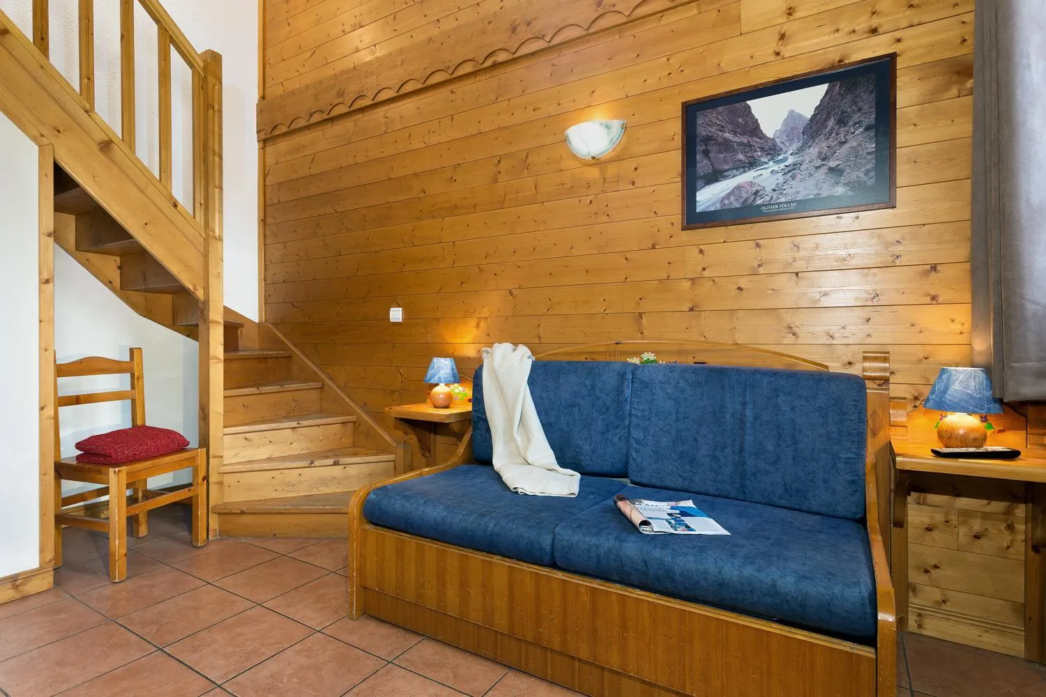 Living room in Madame Vacances Lodges des Alpages