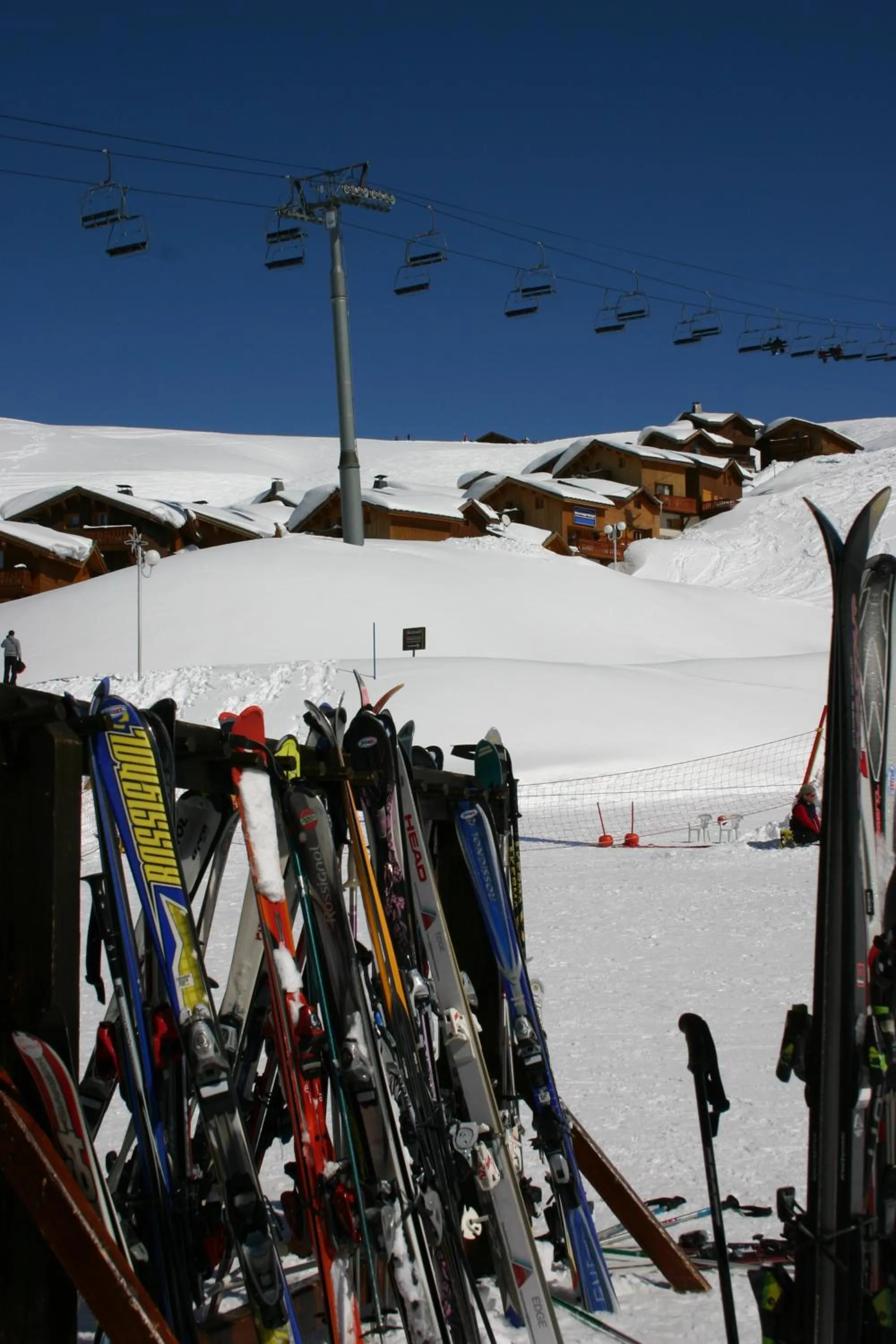Skiing in Madame Vacances Lodges des Alpages