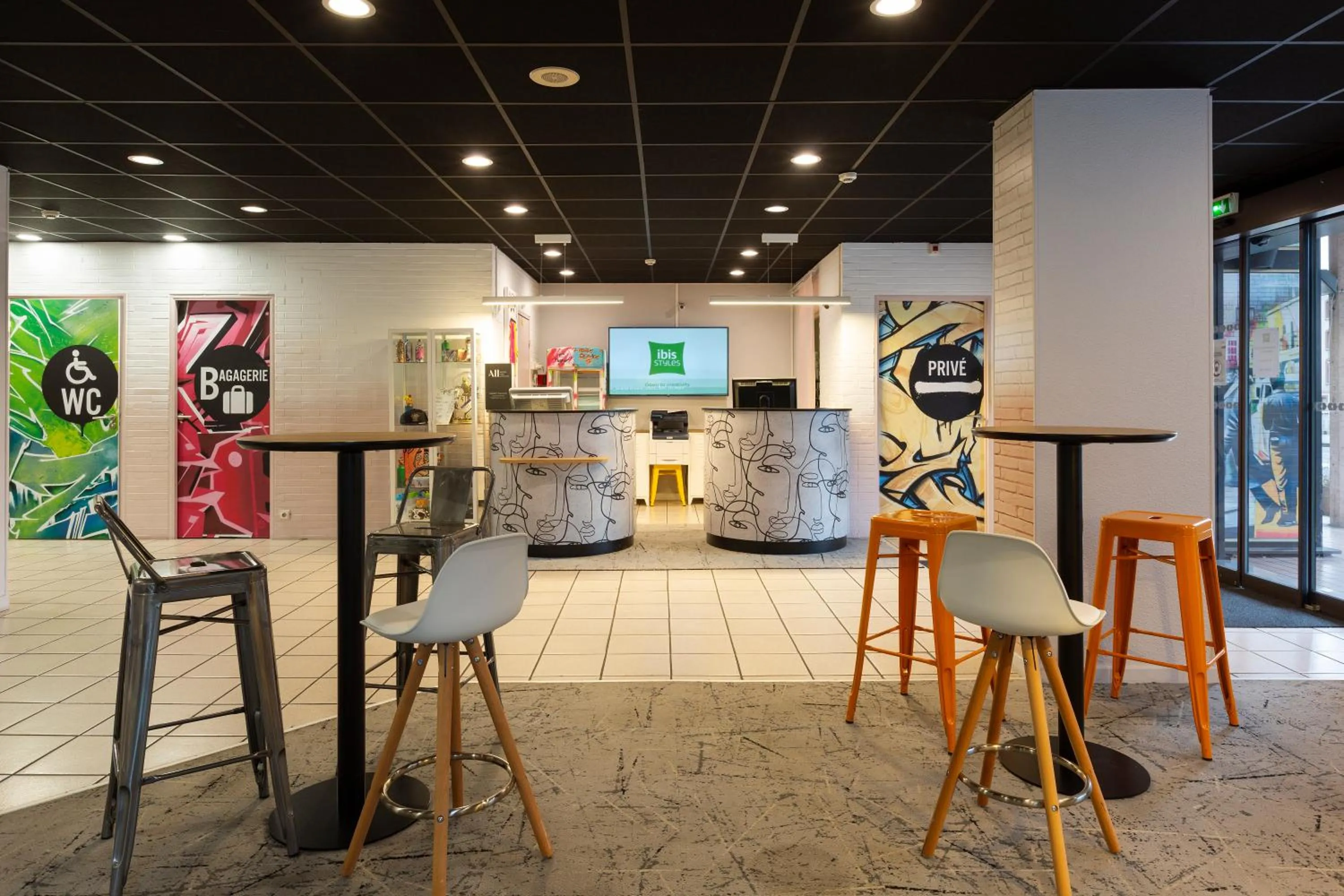 Lobby or reception in Ibis Styles Toulouse Centre Canal du Midi