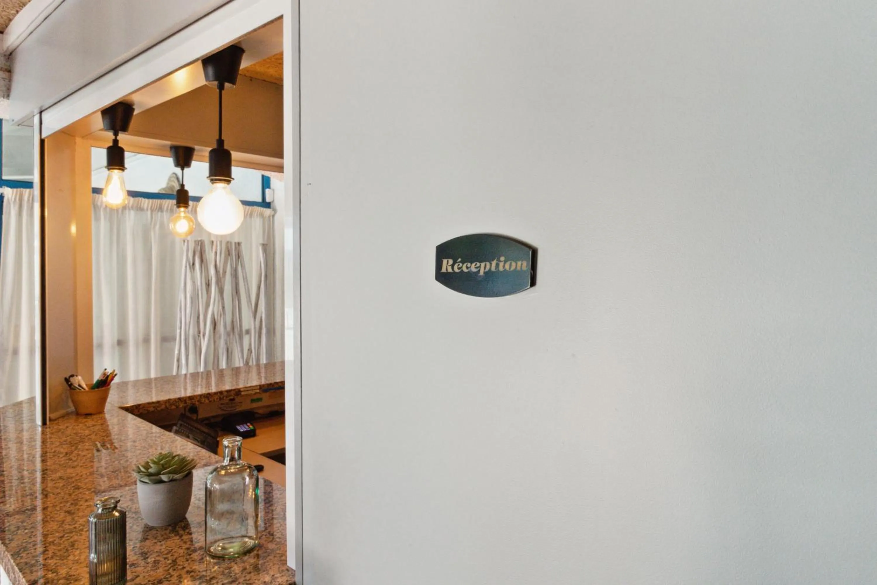 Lobby or reception in Hôtel La Nartelle