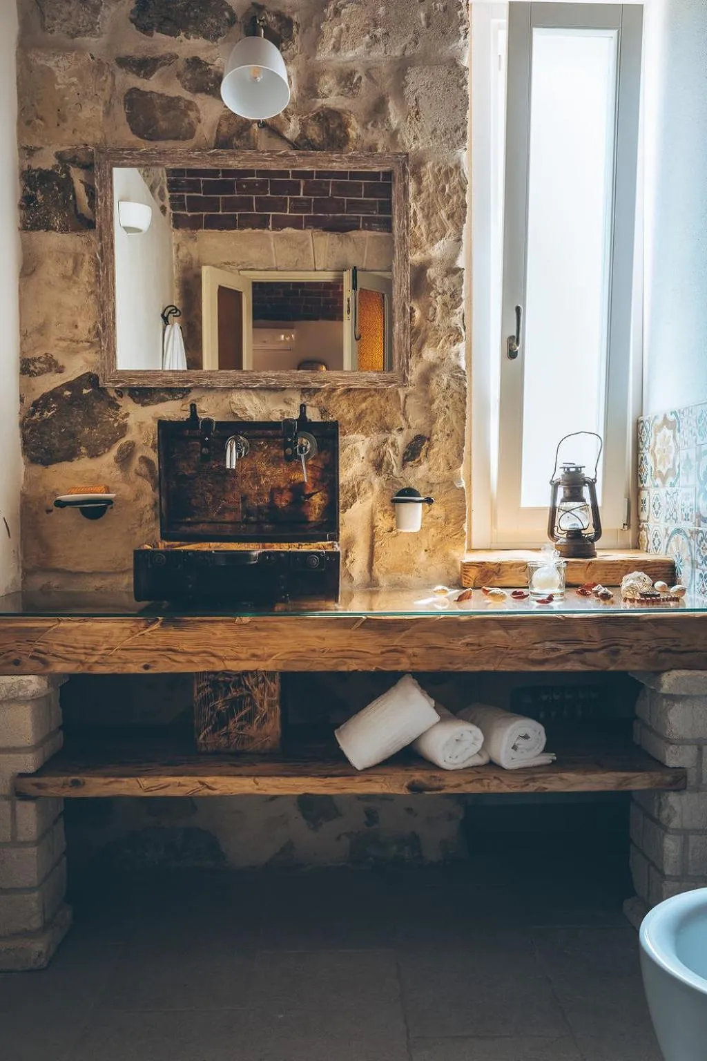 Bathroom in Antica Villa Colonica