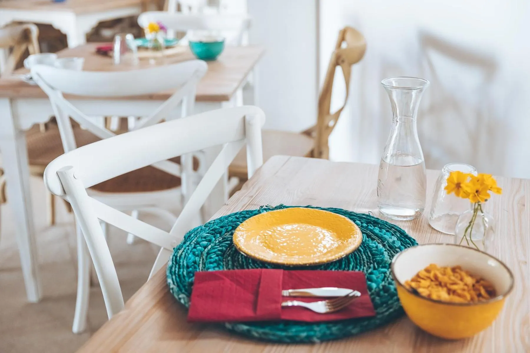 Continental breakfast in Antica Villa Colonica