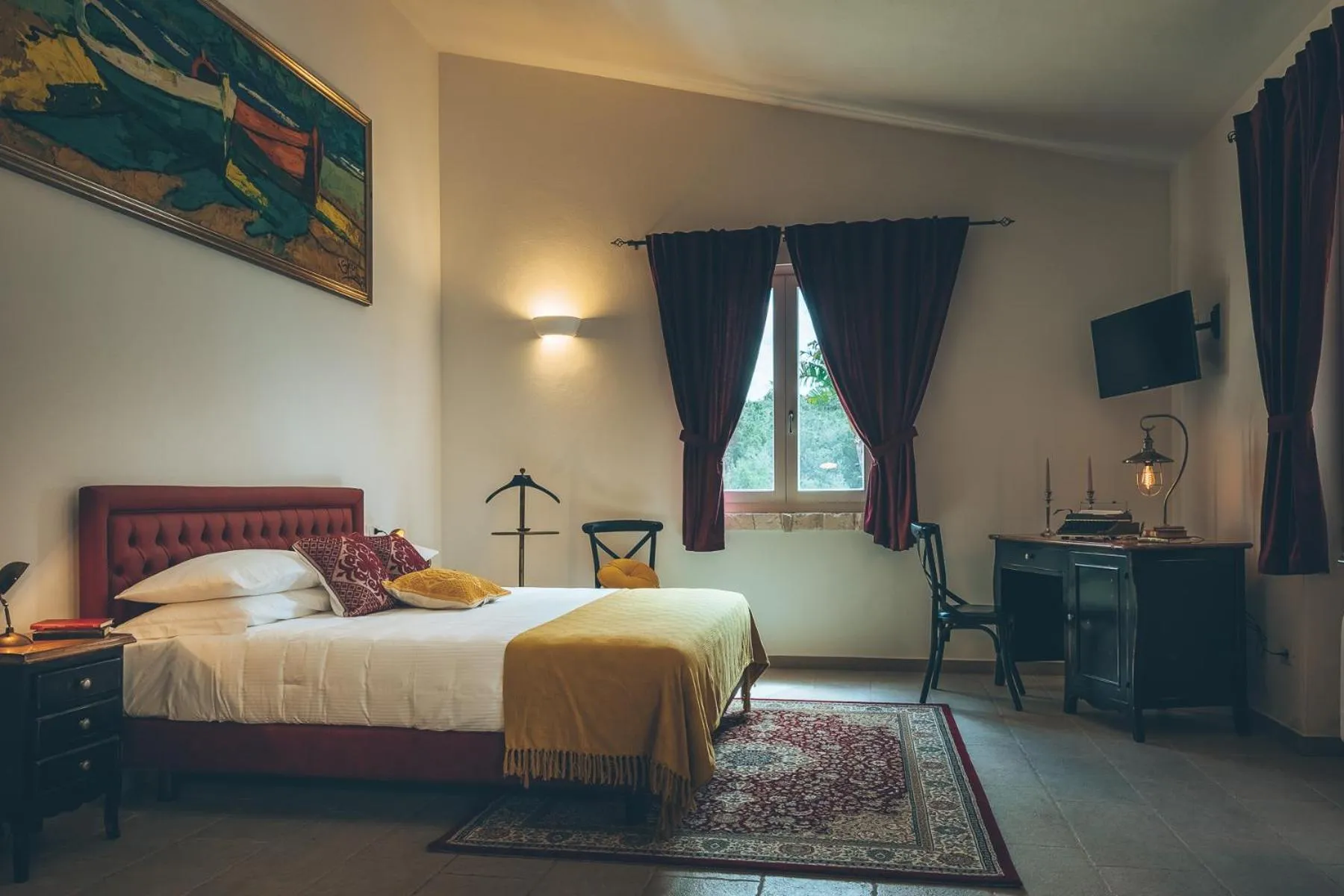 Bed in Antica Villa Colonica