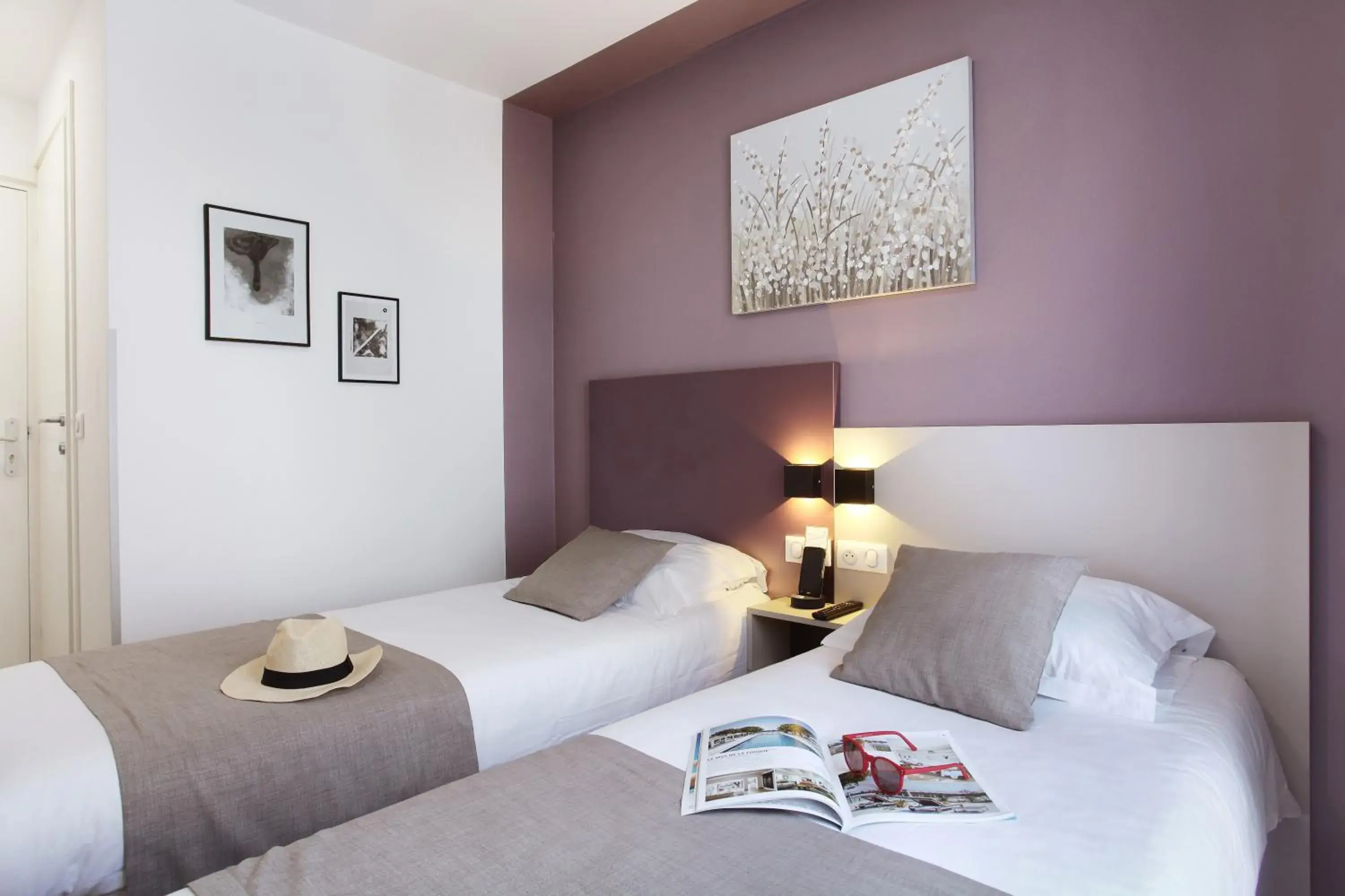 Comfort Twin Room in Hôtel Alcôve Nice Comfort Twin Room in Hôtel Alcôve Nice