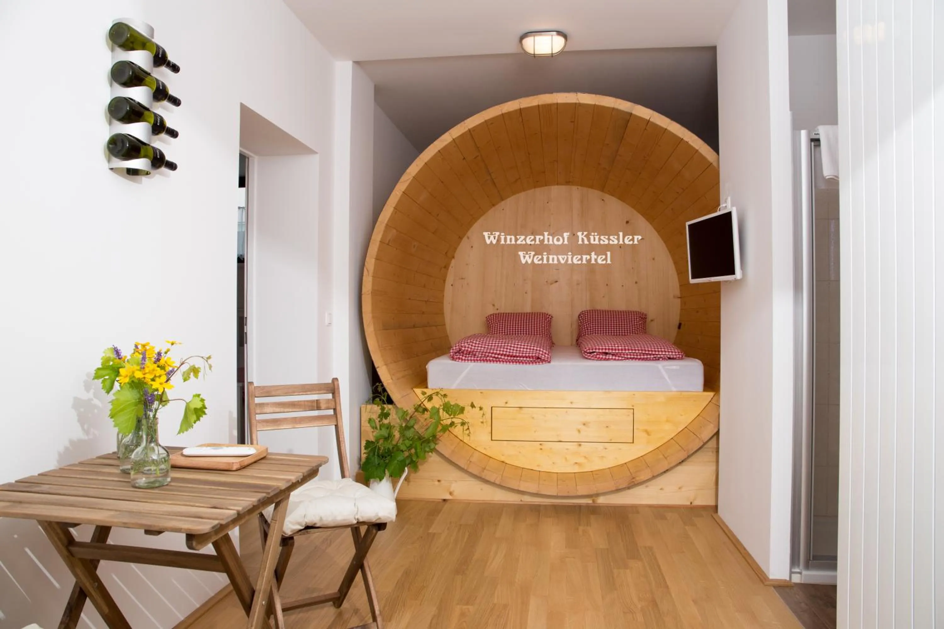 Bedroom, Bed in Winzerhof Küssler - Weinviertel