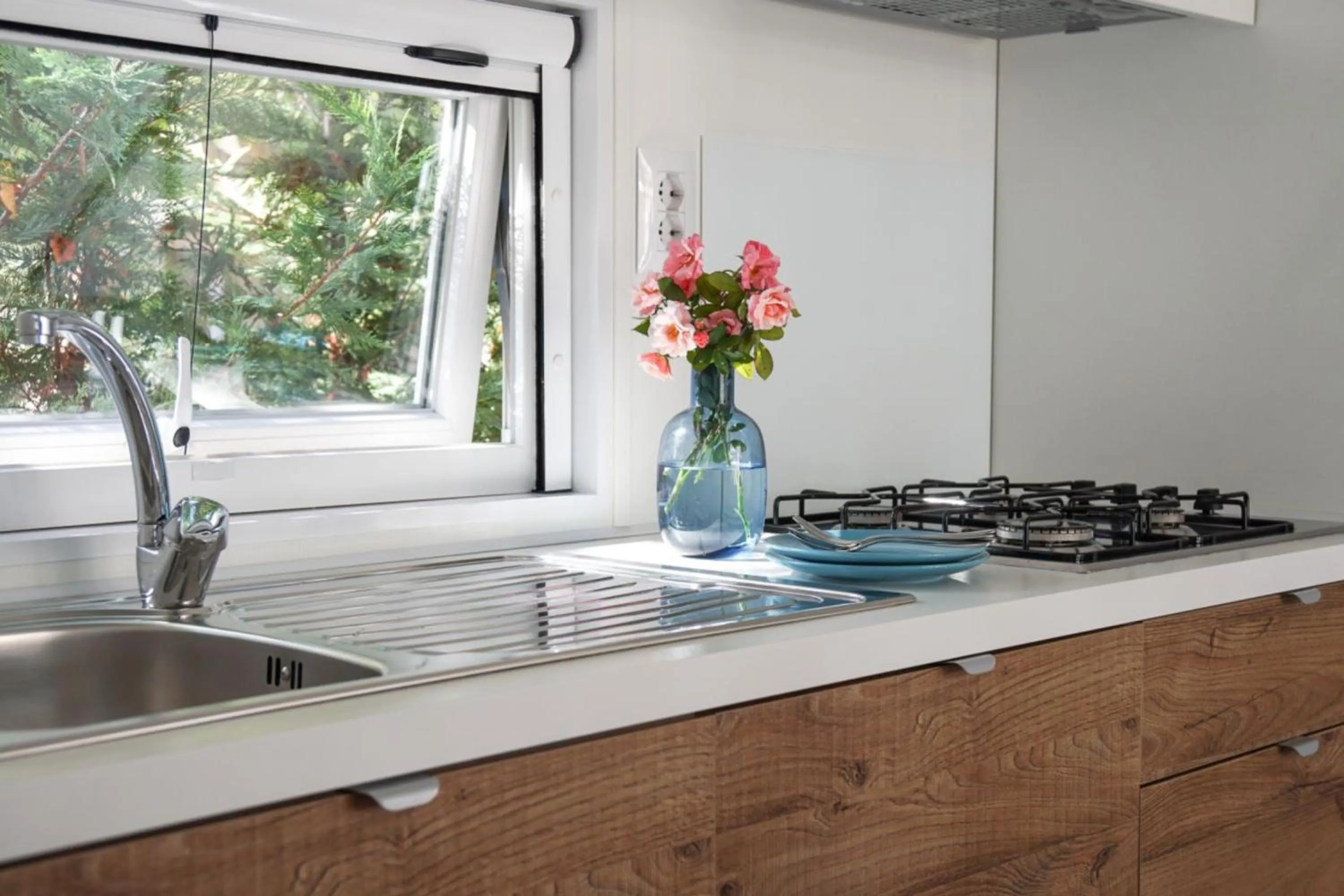 kitchen in Campeggio Europa Silvella