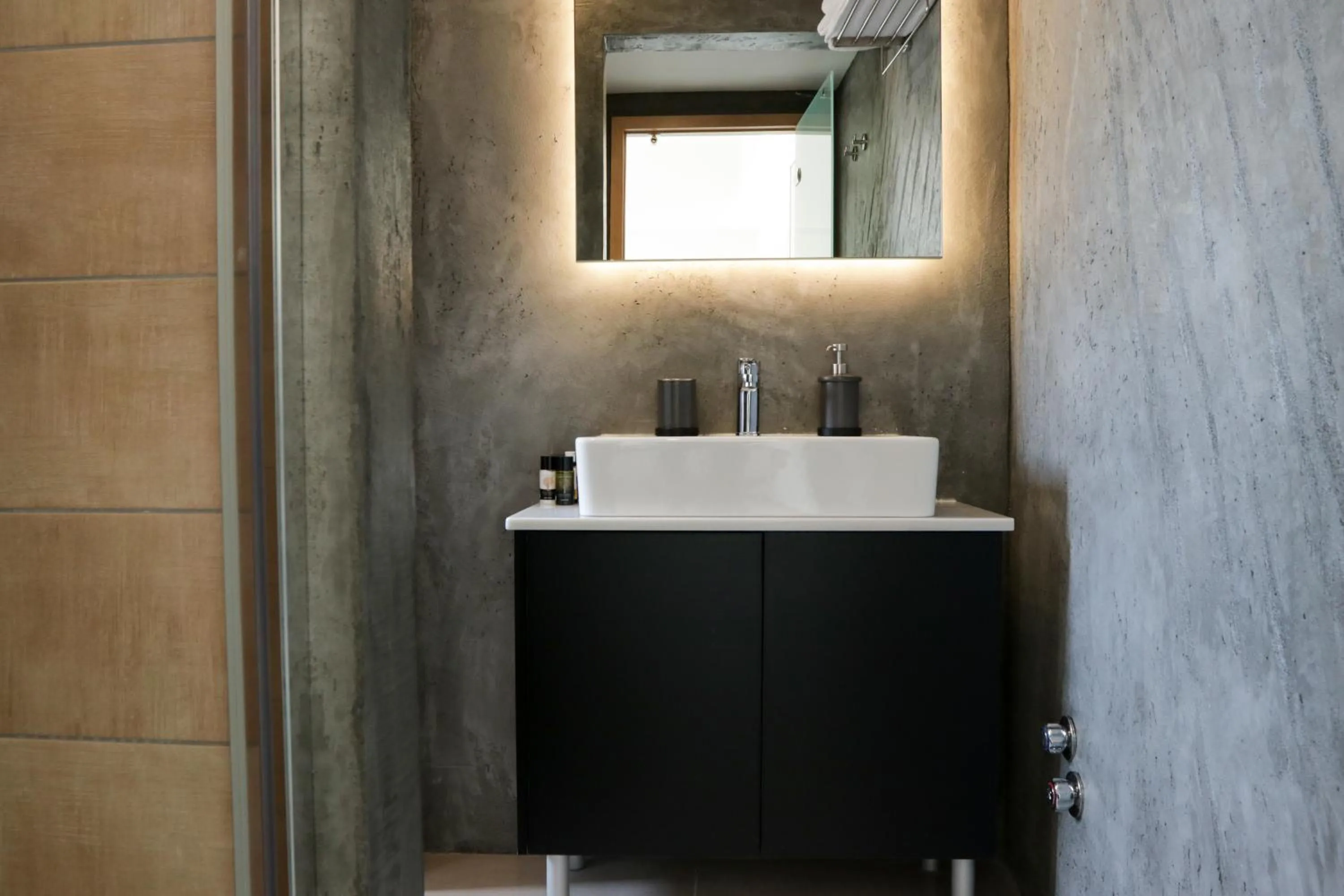 Bathroom in V36 Suites