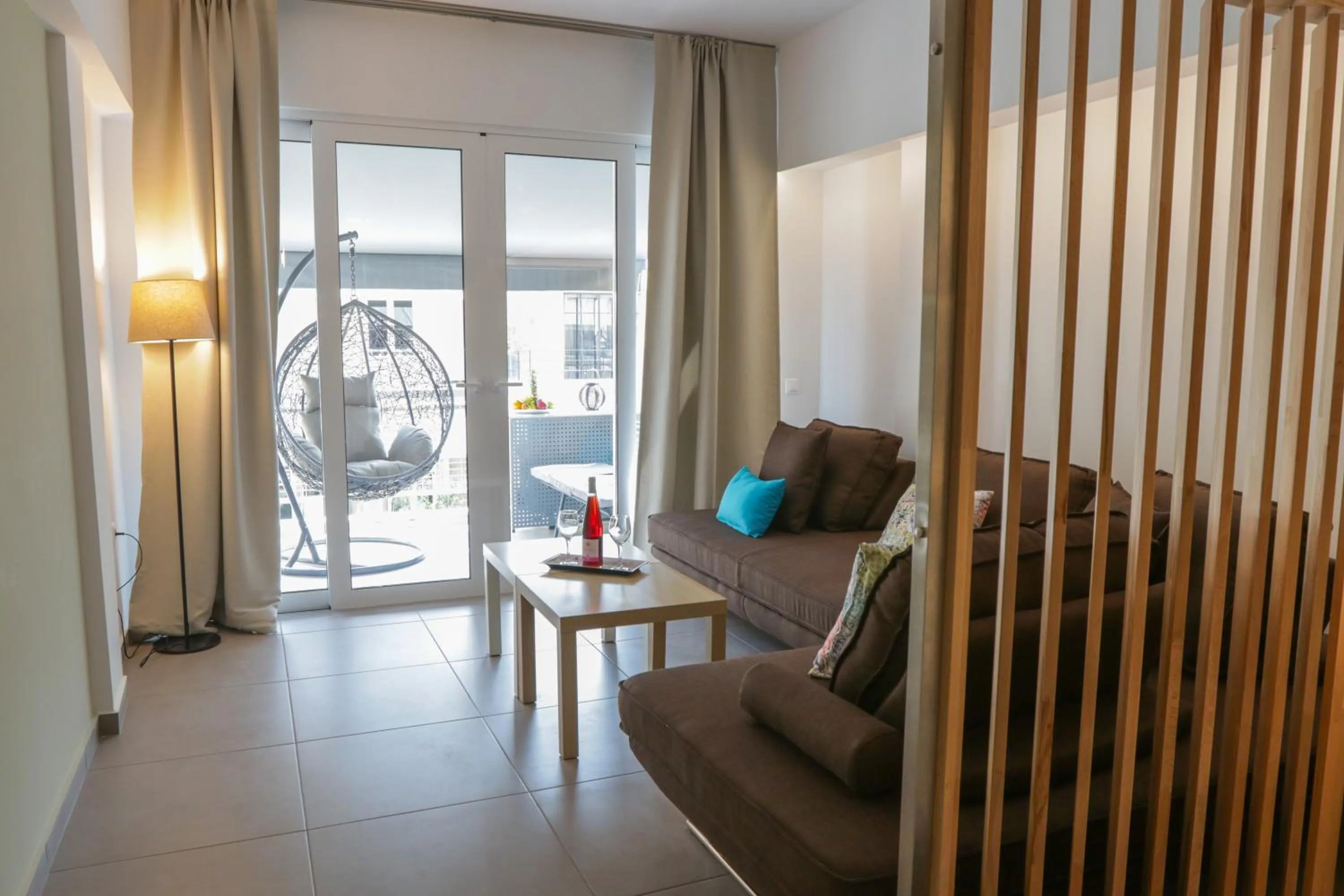 Living room in V36 Suites