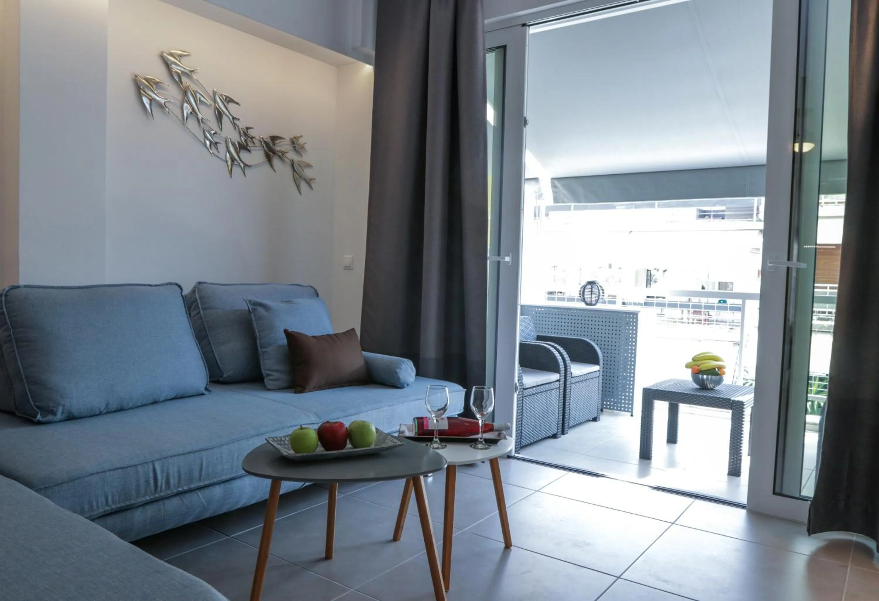 Living room in V36 Suites