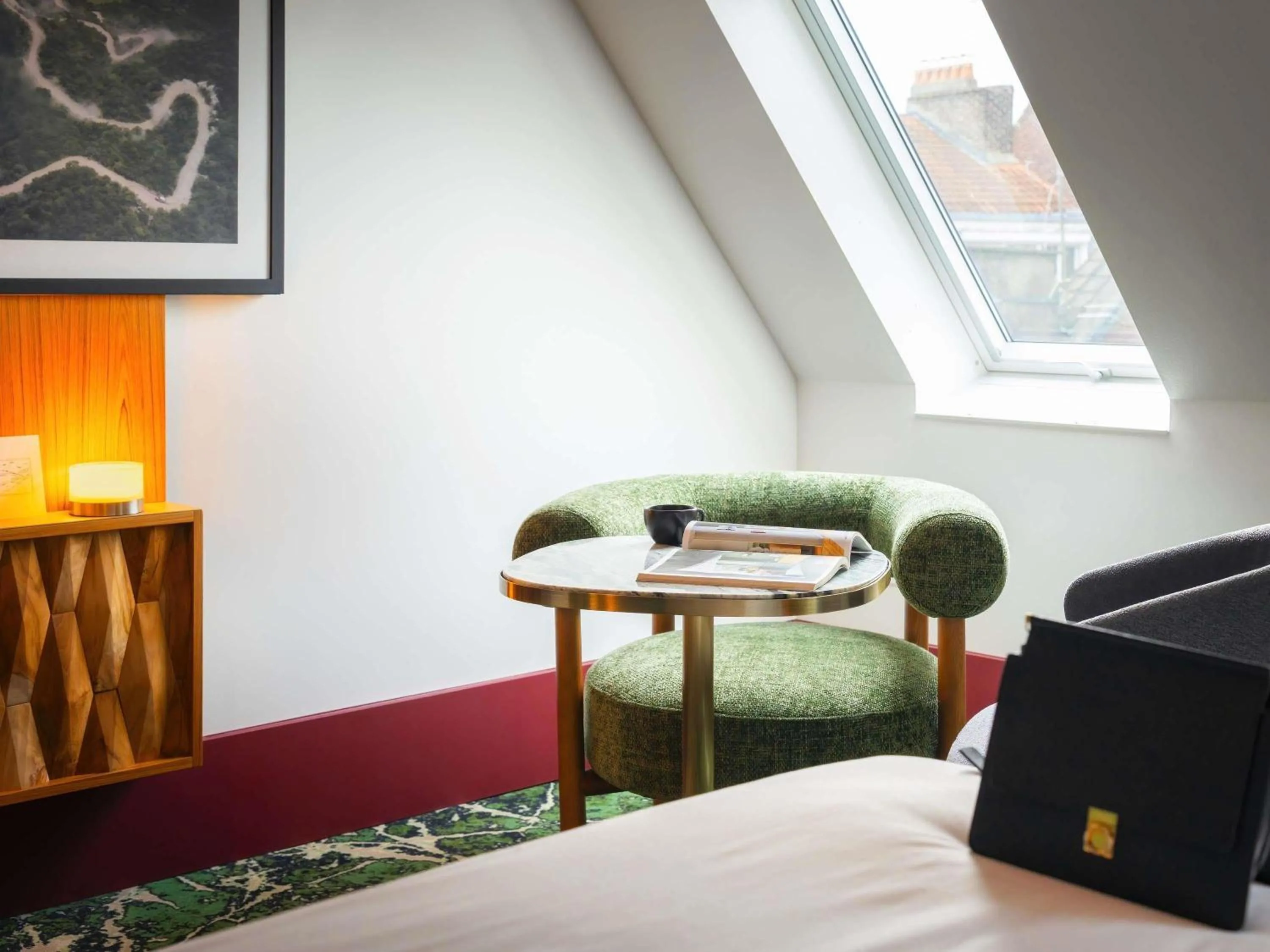 Bedroom, Bed in Hotel Maison Louise Lille Centre - Handwritten Collection
