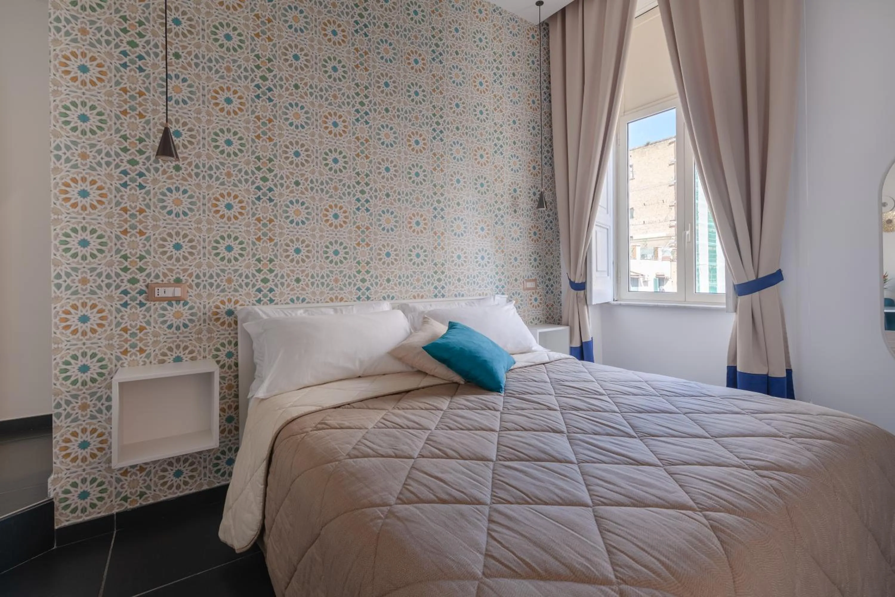 Photo of the whole room, Bed in I Canestrari