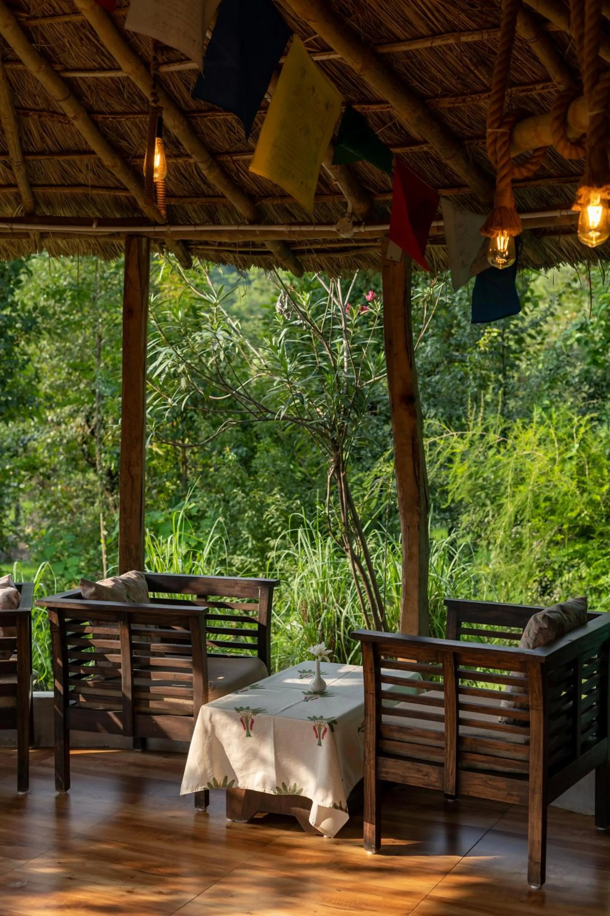 Lounge or bar in Dev Bhoomi Farms & Cottages