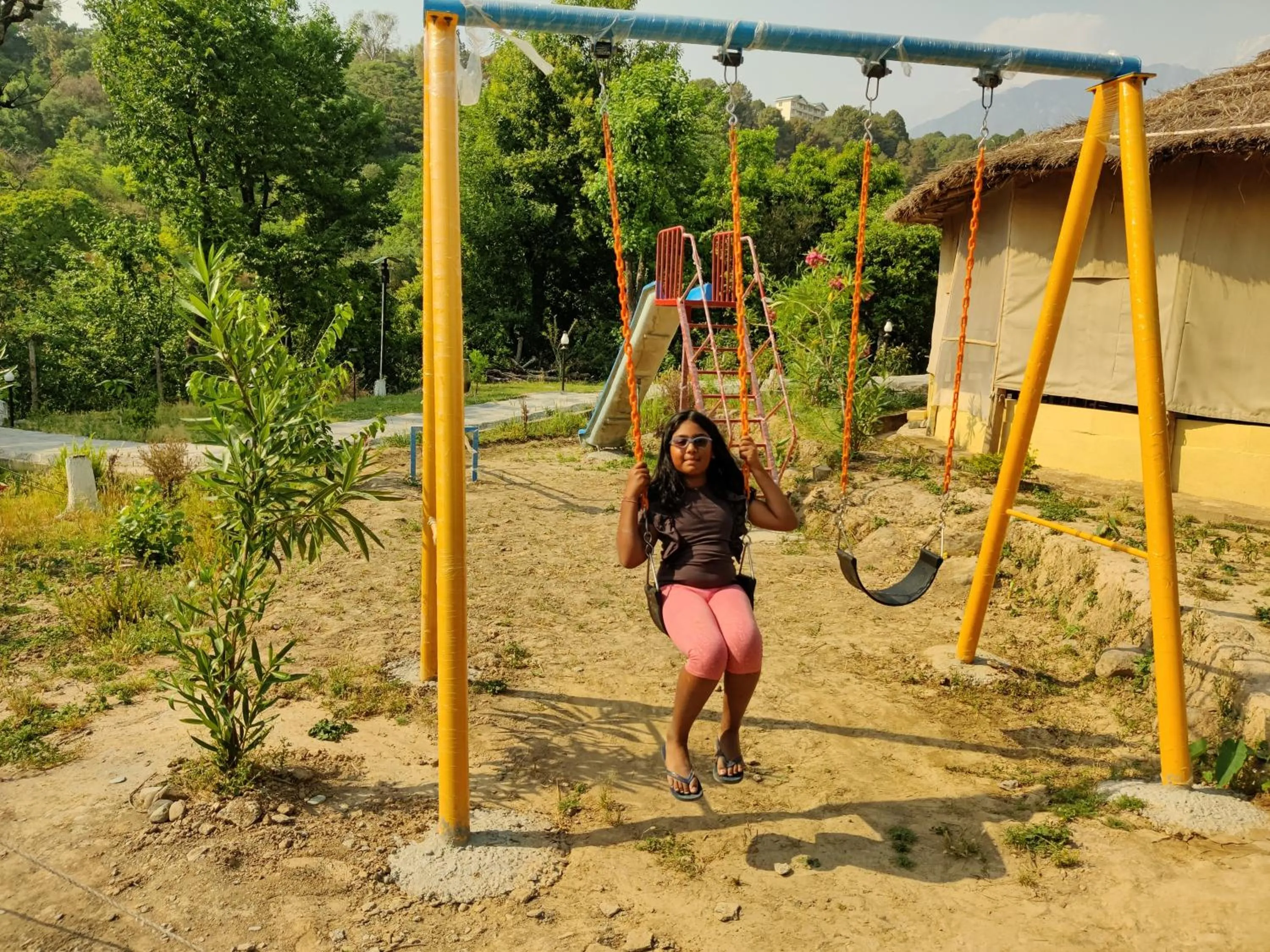 Children play ground in Dev Bhoomi Farms & Cottages
