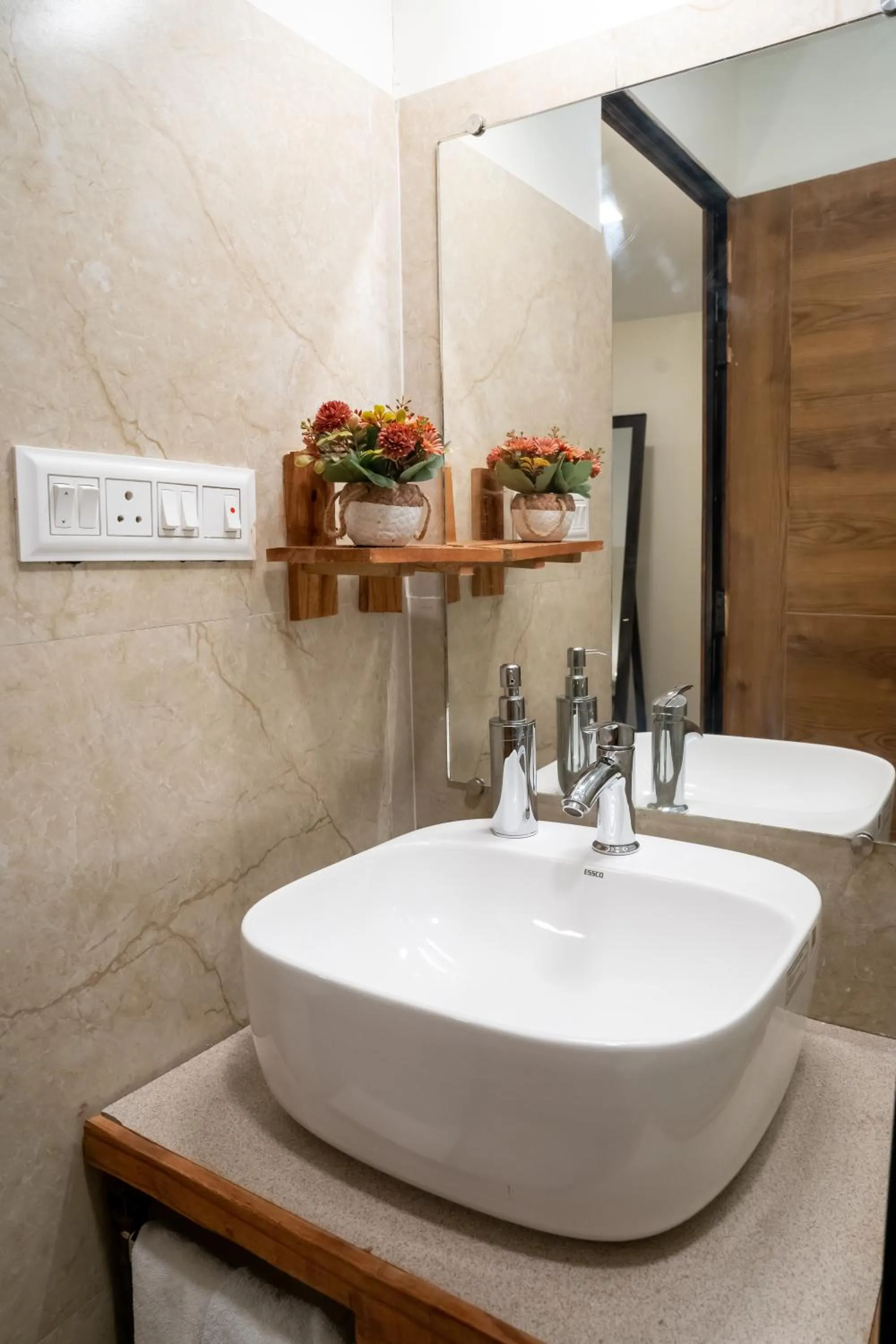 Bathroom in Dev Bhoomi Farms & Cottages