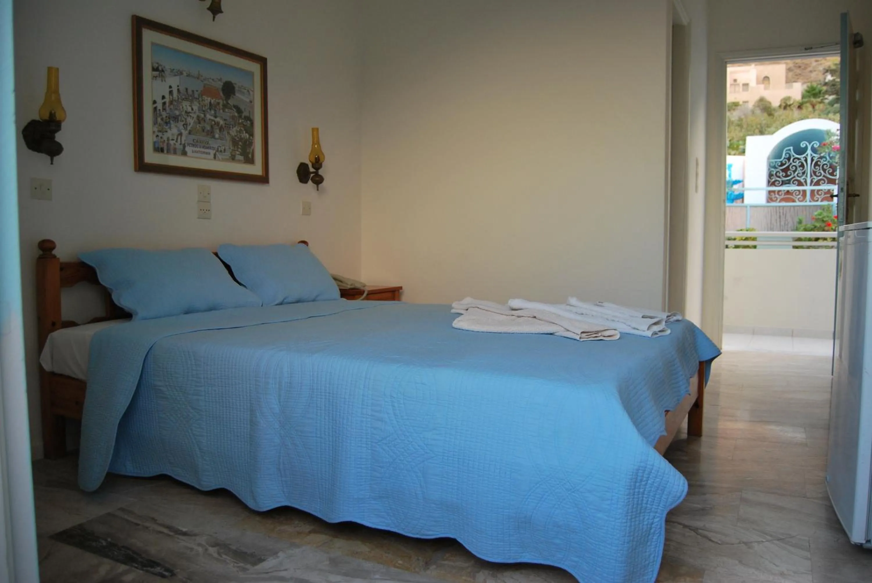 Decorative detail, Bed in Villa Anneta
