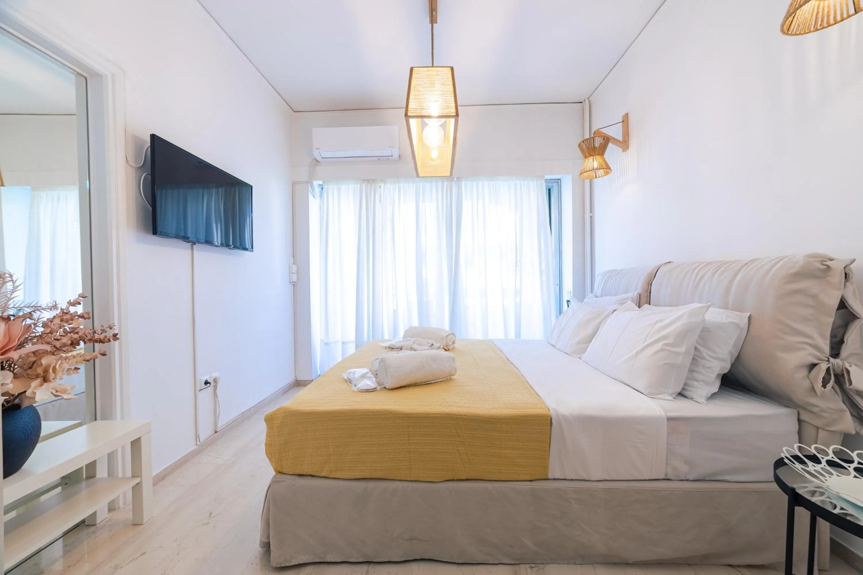L'appartement blanc dans le centre de Glyfada