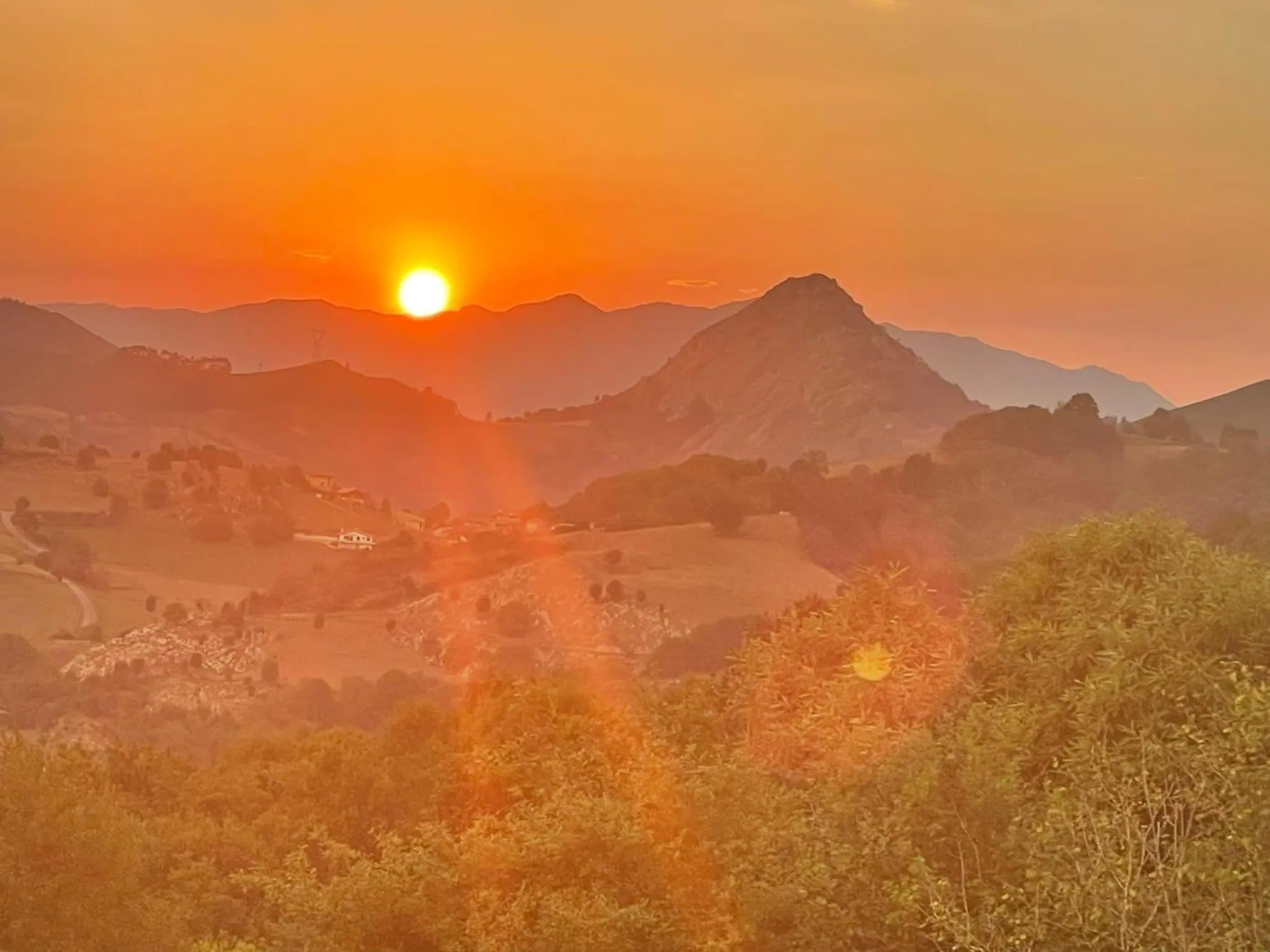 Mountain view in Hotel Cerro La Nina