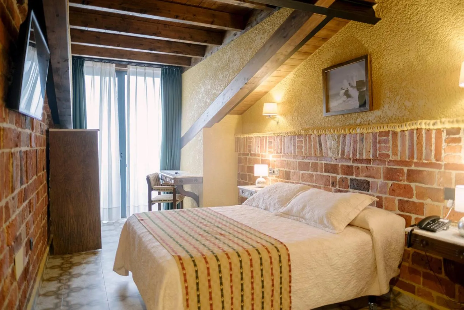 Bed in Hotel Cerro La Nina