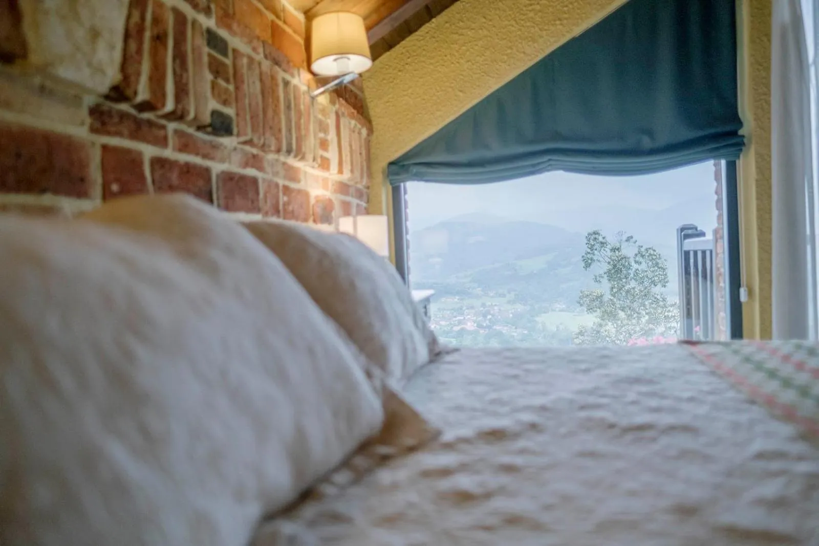 Bed in Hotel Cerro La Nina