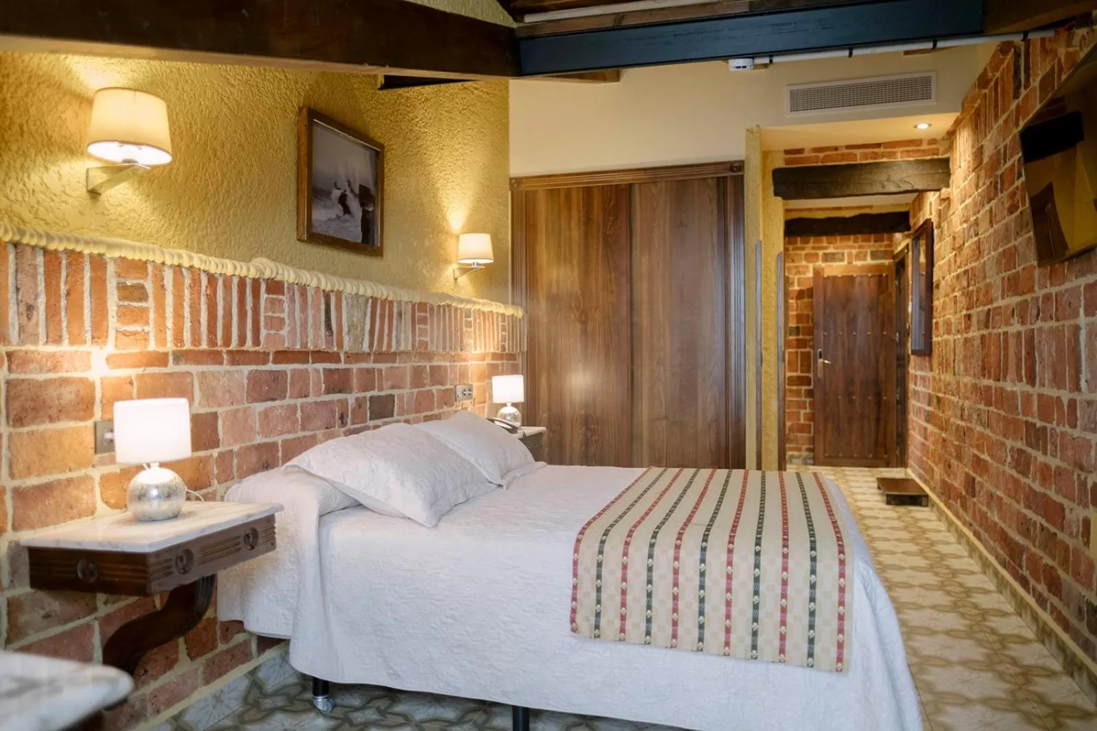 Bed in Hotel Cerro La Nina